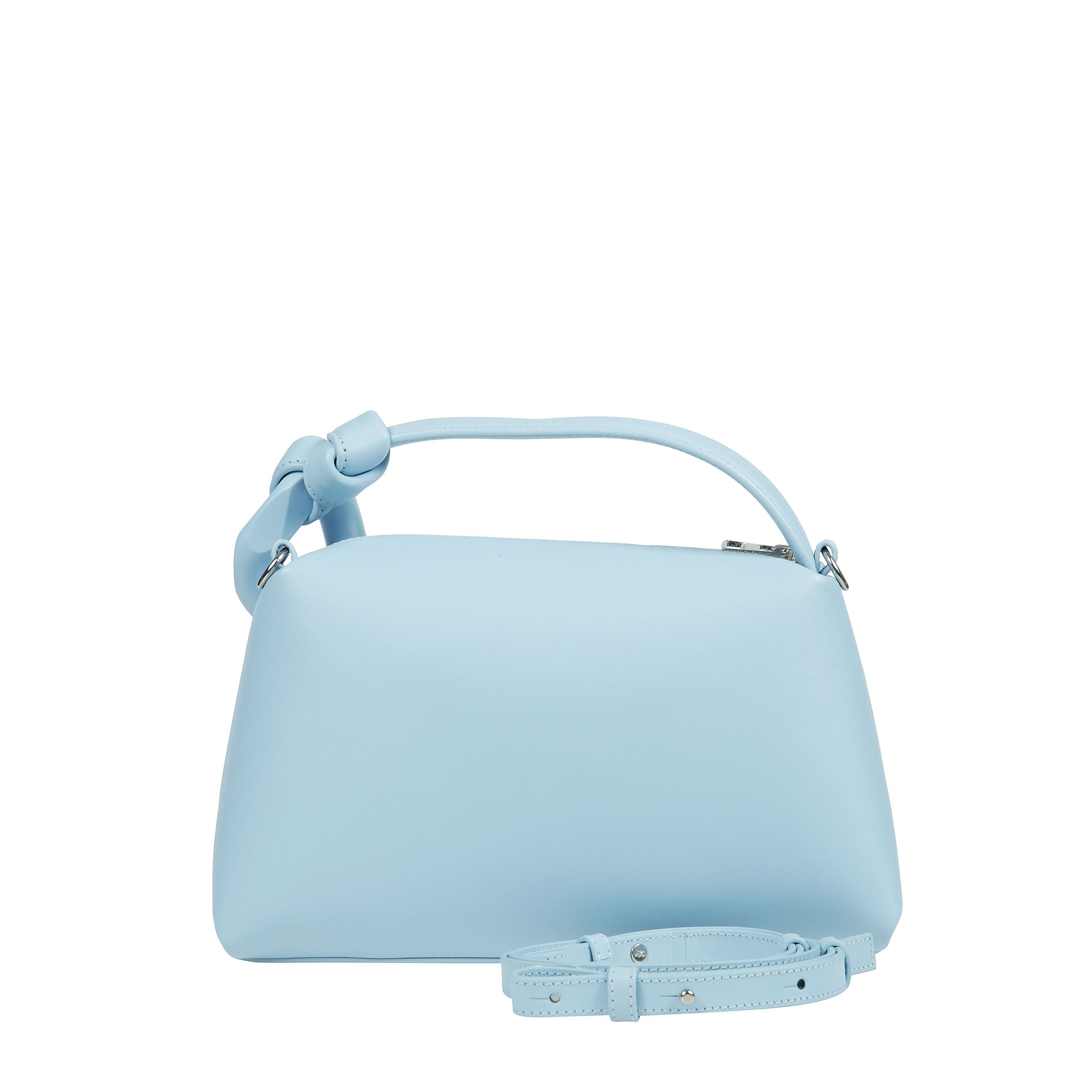 La borsa jw anderson jwa corner è realizzato in spagna in pelle di vitello e dispone di un rivestimento in cotone. la borsa ha una tracolla e maniglia superiore. misura 28cm in larghezza, 17cm in altezza e 11cm in profondità , con una cinghia di 52cm.