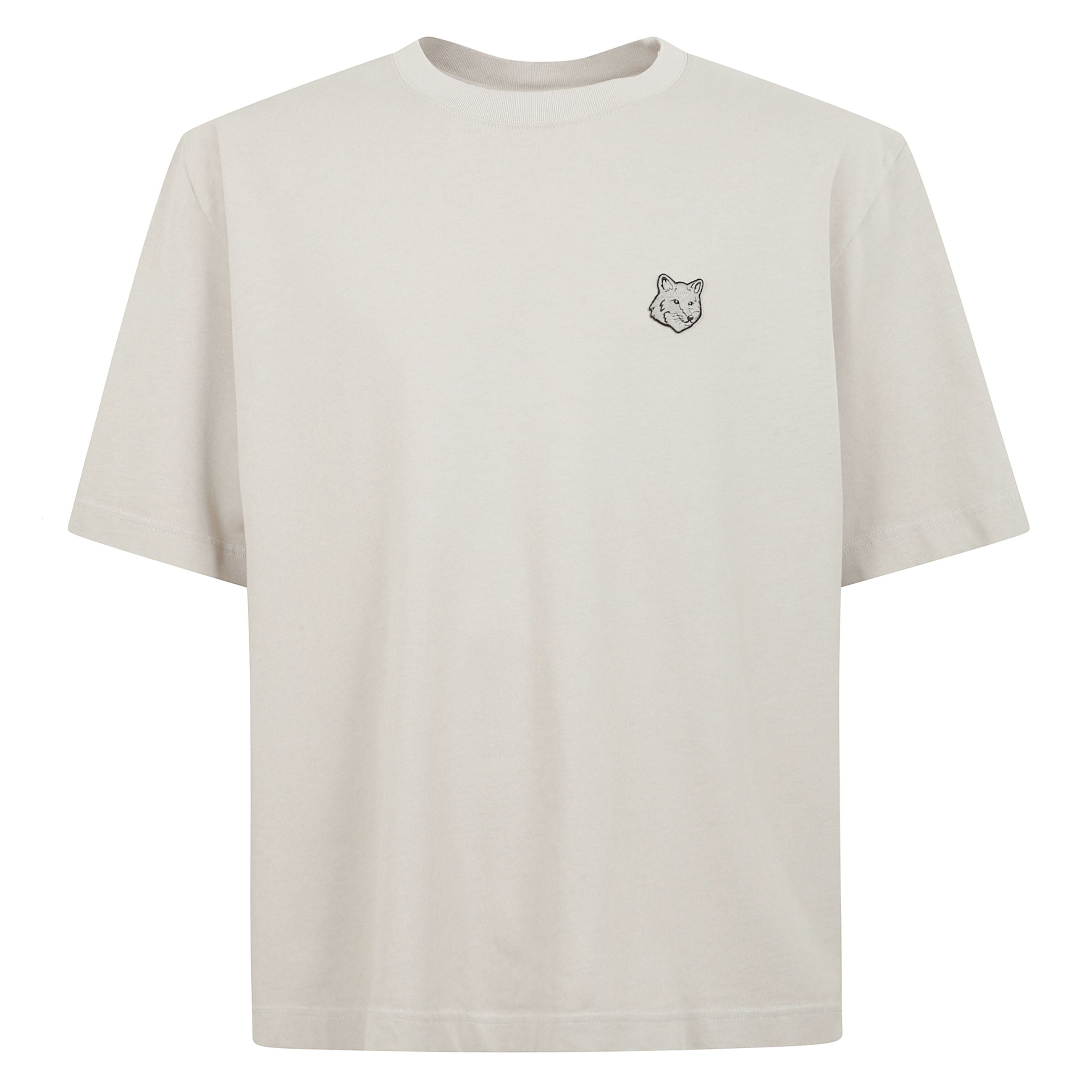 T-shirt in cotone a manica corta. taglio oversize con ricamo bold fox head.