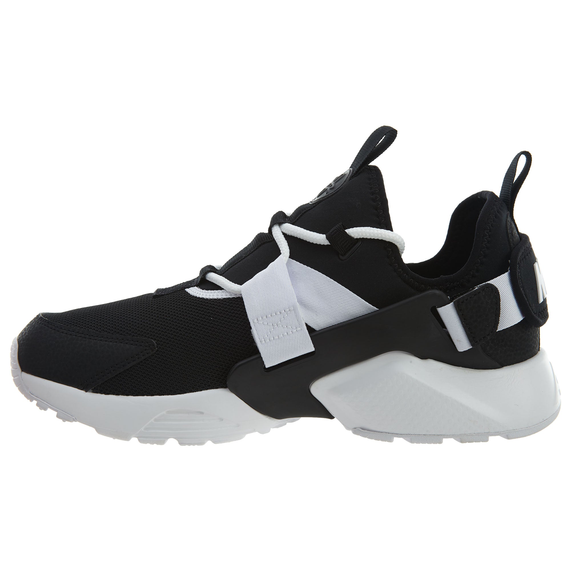 Nike Air Huarache City Low Athletic Shoes Black White Womens Style :AH6804