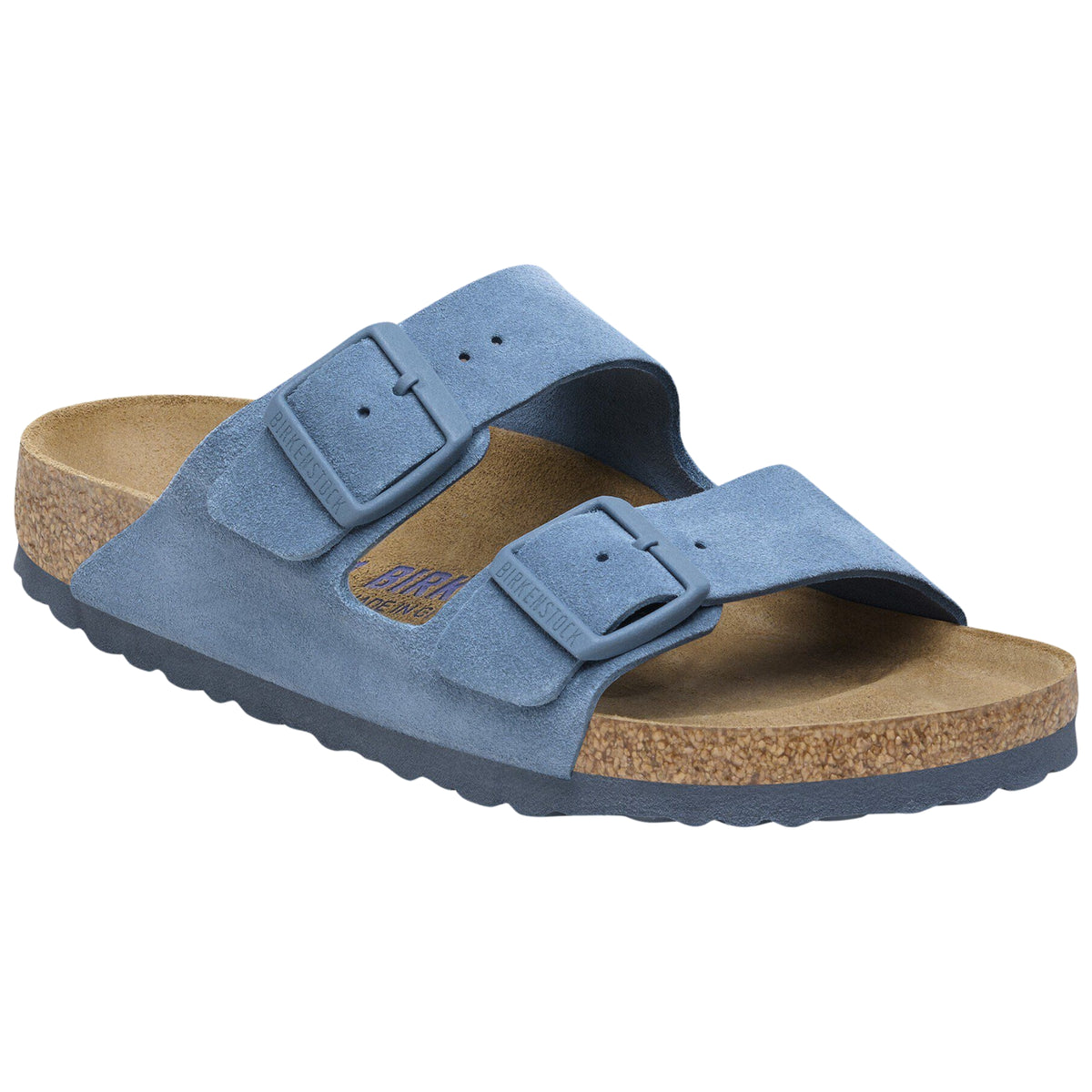 Birkenstock Arizona Soft Footbed Suede Leather Elemental Blue