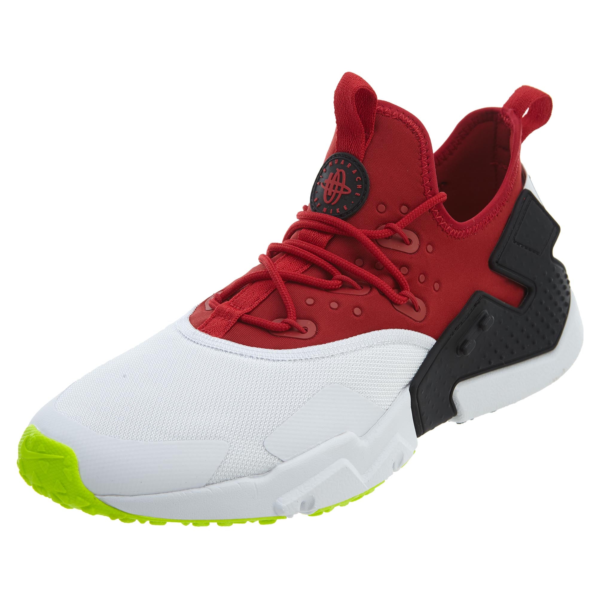 Nike Air Huarache Run Drift gym red/white/black/volt Mens Style :AH7334