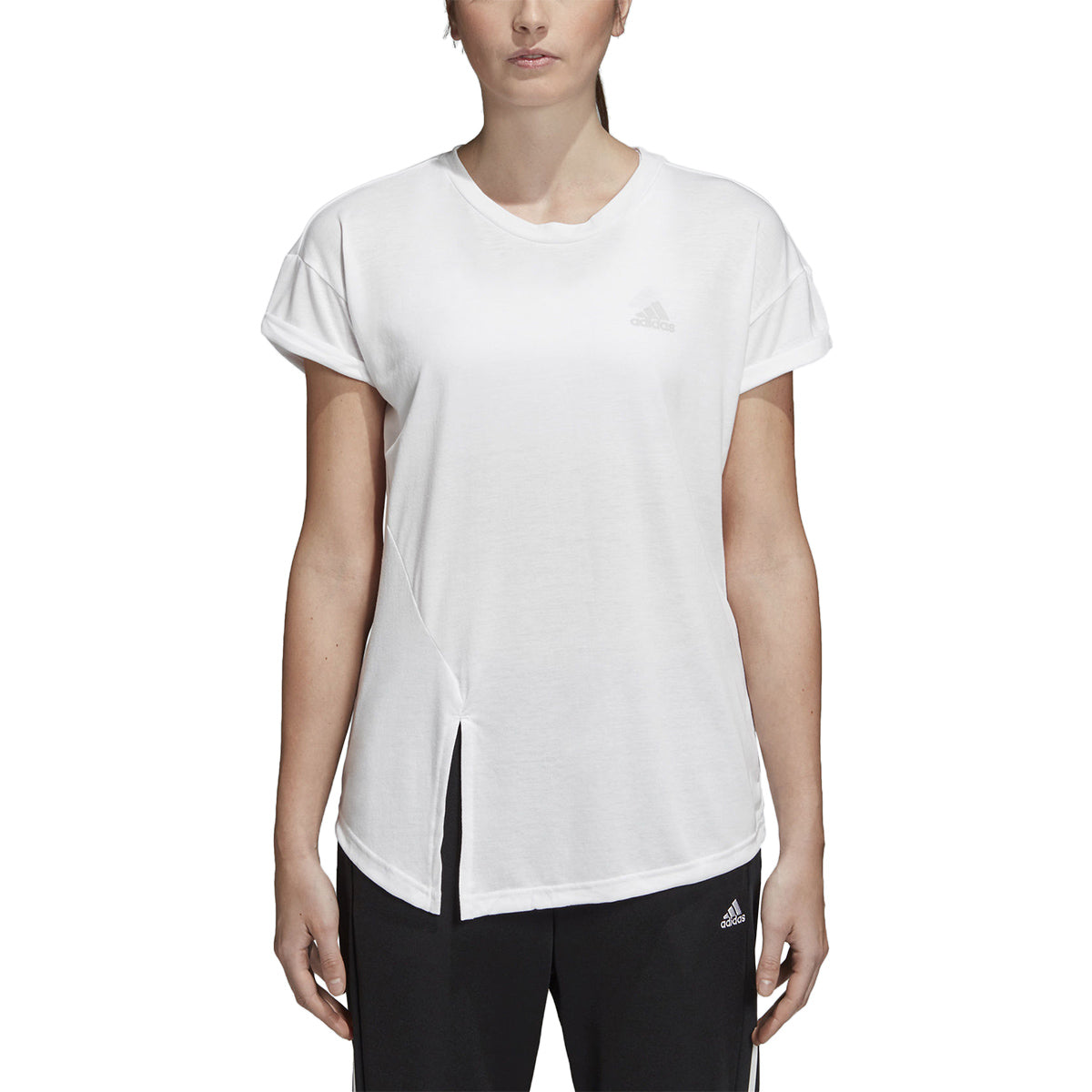 Adidas Sslv Tee Womens Style : Dx0459-Wht