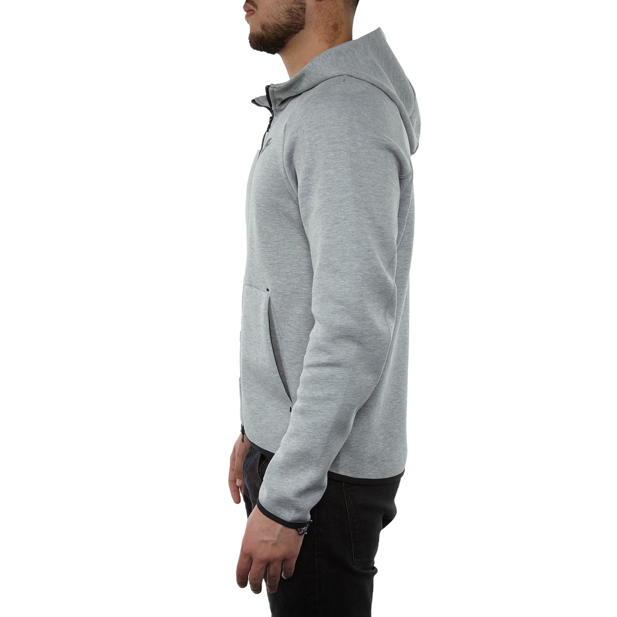 Nike Sportswear Tech Fleece Full-Zip Hoodie Dark Grey/Black