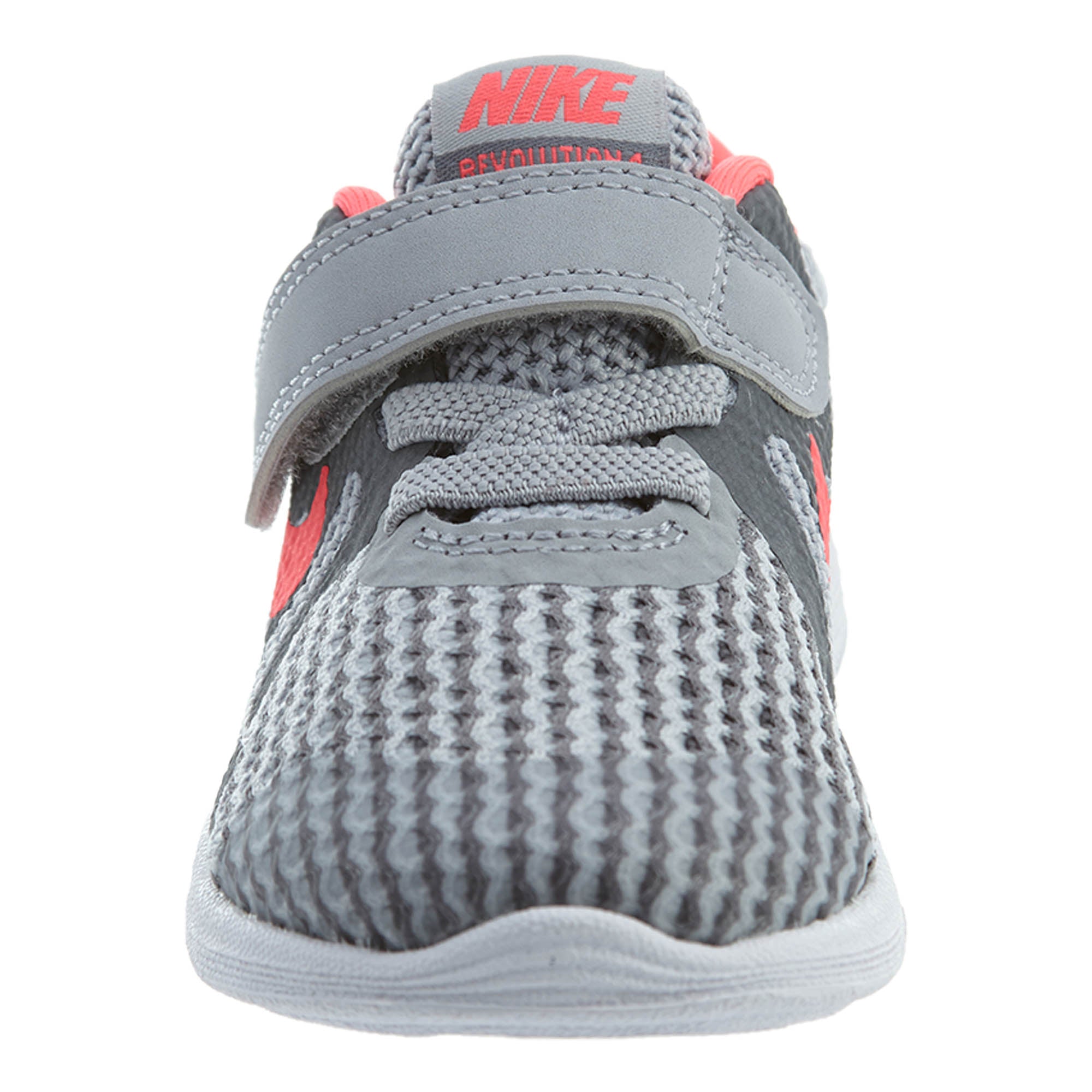 Nike Todder Revolution 4 (TDV) Wolf Grey/Pink Boys / Girls Style :943308