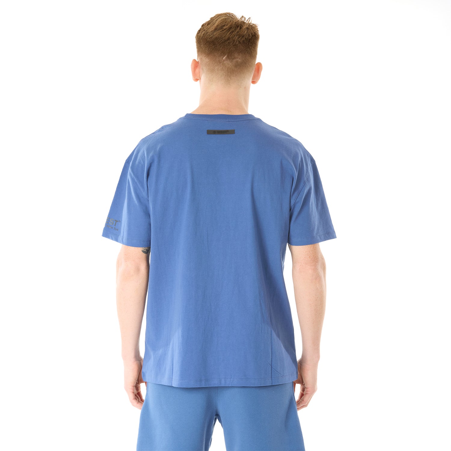 G WEST MENS LIFESTYLE PREMIUM T-SHIRT - TRUE NAVY