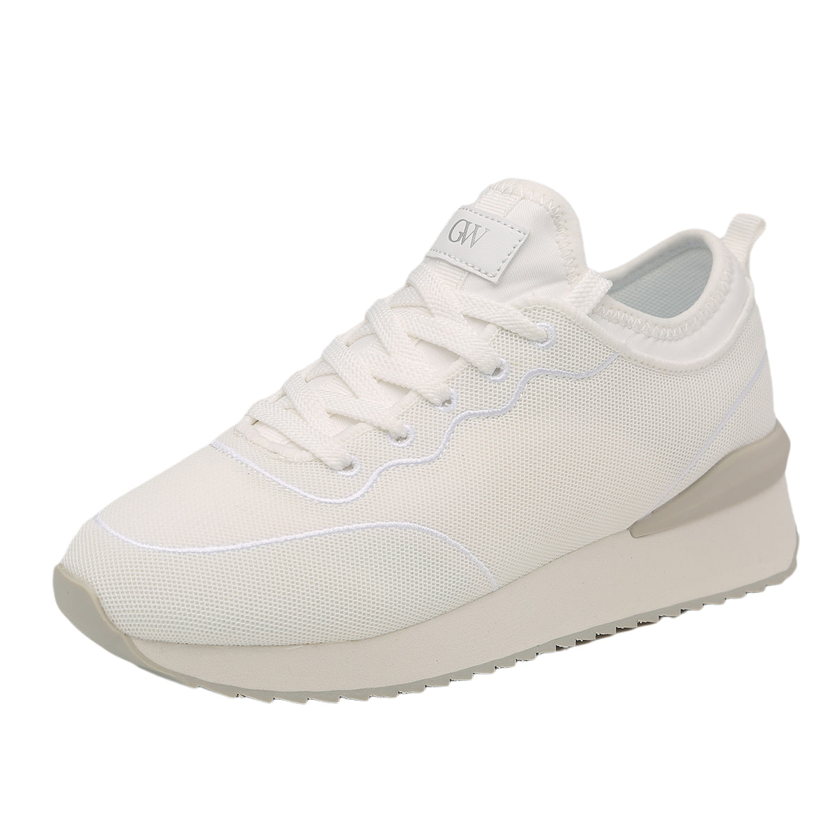 G WEST WOMENS LACE UP SNEAKER