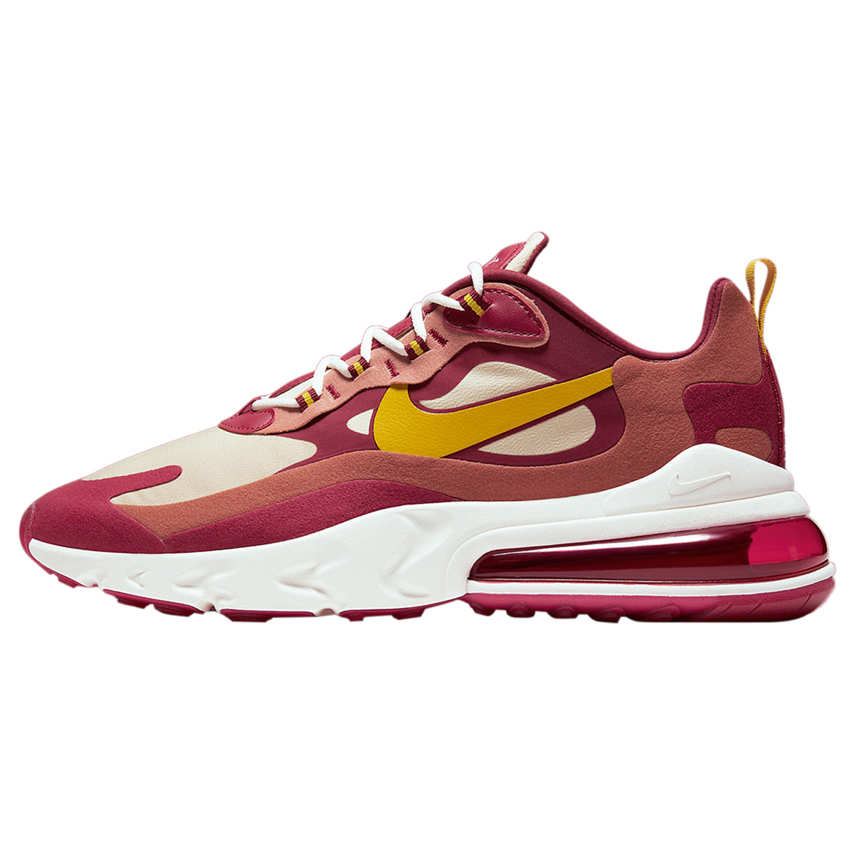 Nike Air Max 270 React Noble Red Team Gold