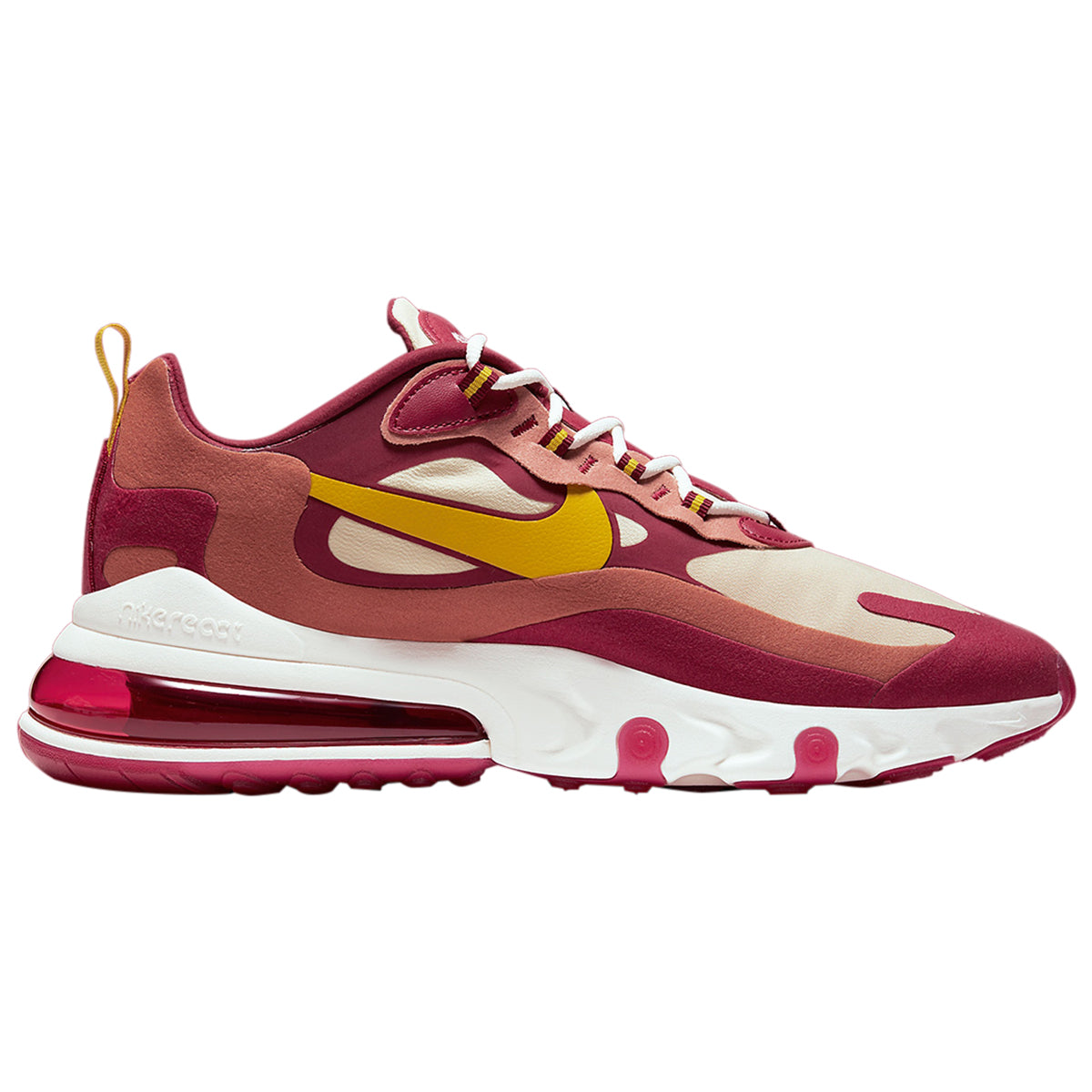 Nike Air Max 270 React Noble Red Team Gold