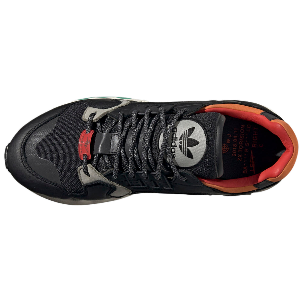 adidas ZX Torsion Black Orange Green