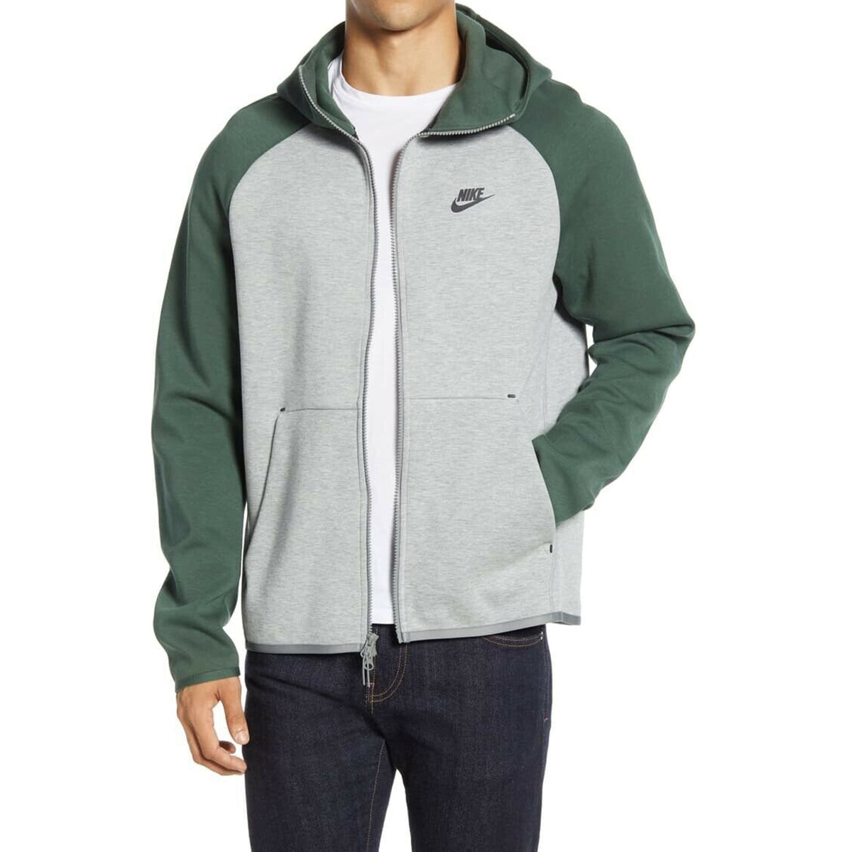 Nike Sportswear Tech Fleece Full-Zip Hoodie Dark Grey Heather/Black