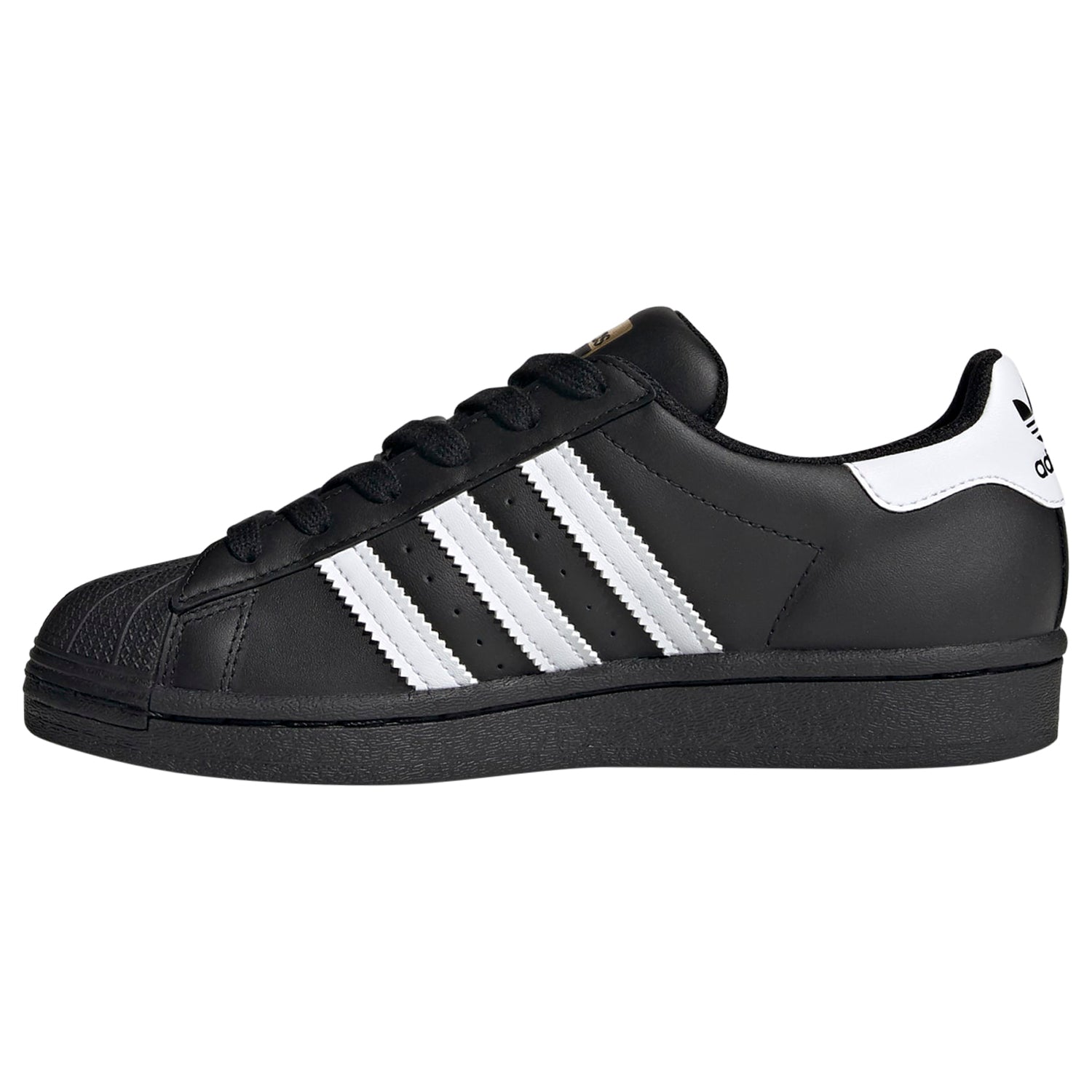 adidas Superstar Core Black Cloud White Gold (GS)