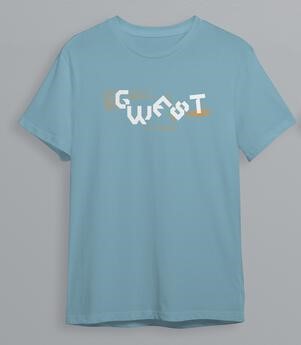 G West Mens Printed Album Cover T Shirt - Unc