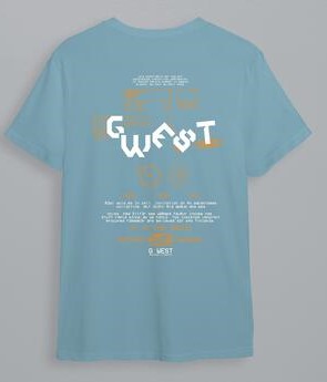 G West Mens Printed Album Cover T Shirt - Unc