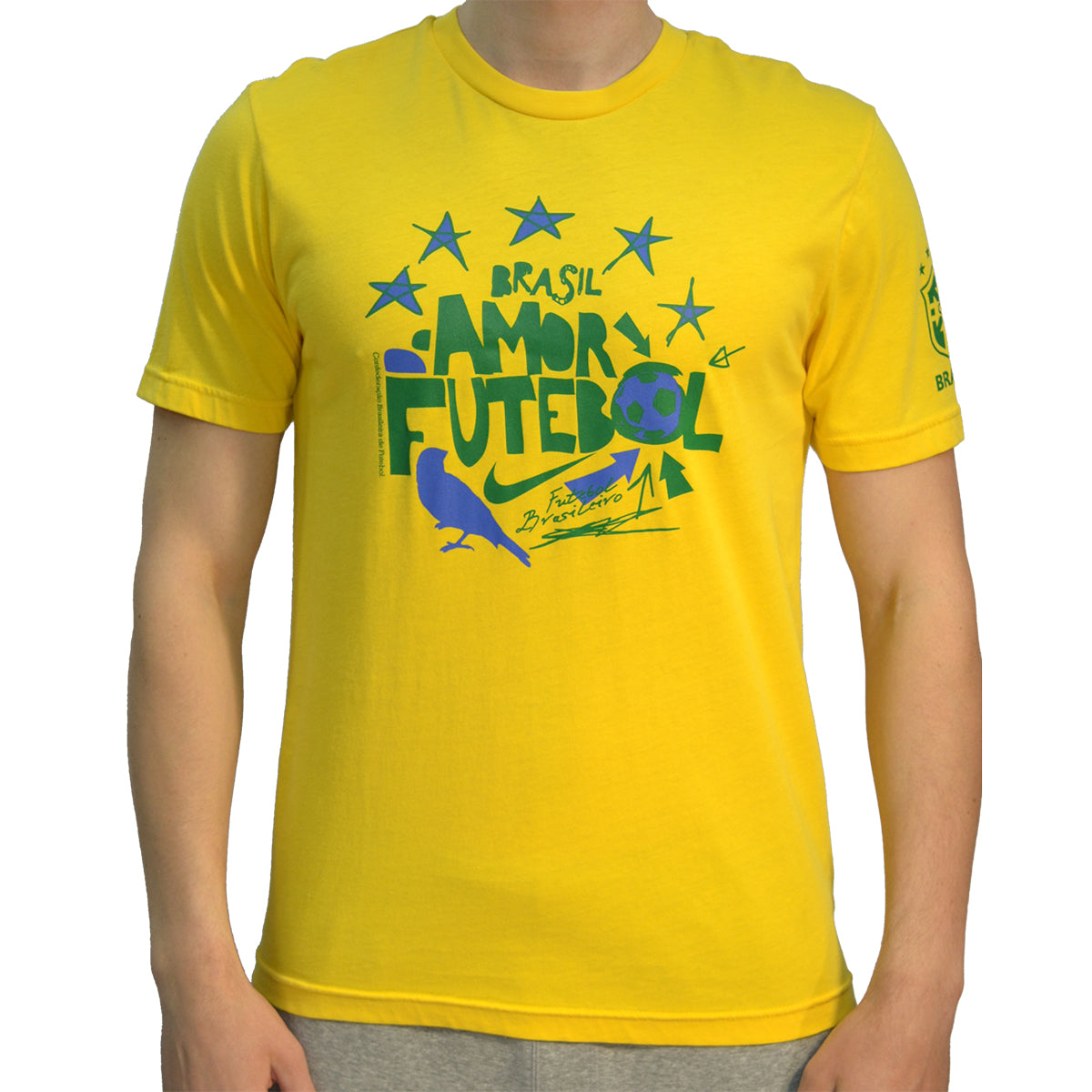 Nike Brasil Core Soccer Tee Mens Style : 361385