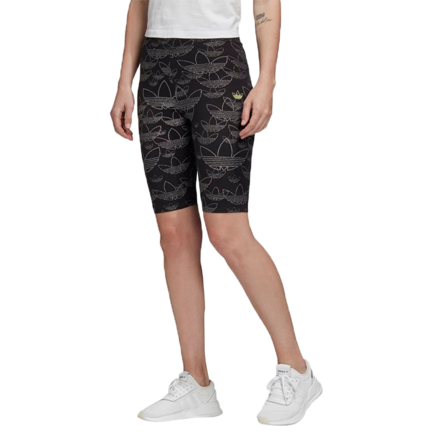 Adidas Aop Short Tights Womens Style : Fm1947