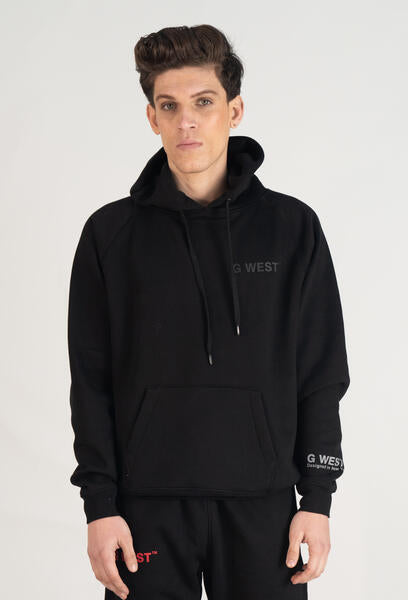 G West Small Logo Hoodies Mens Style : GWLFHD6001
