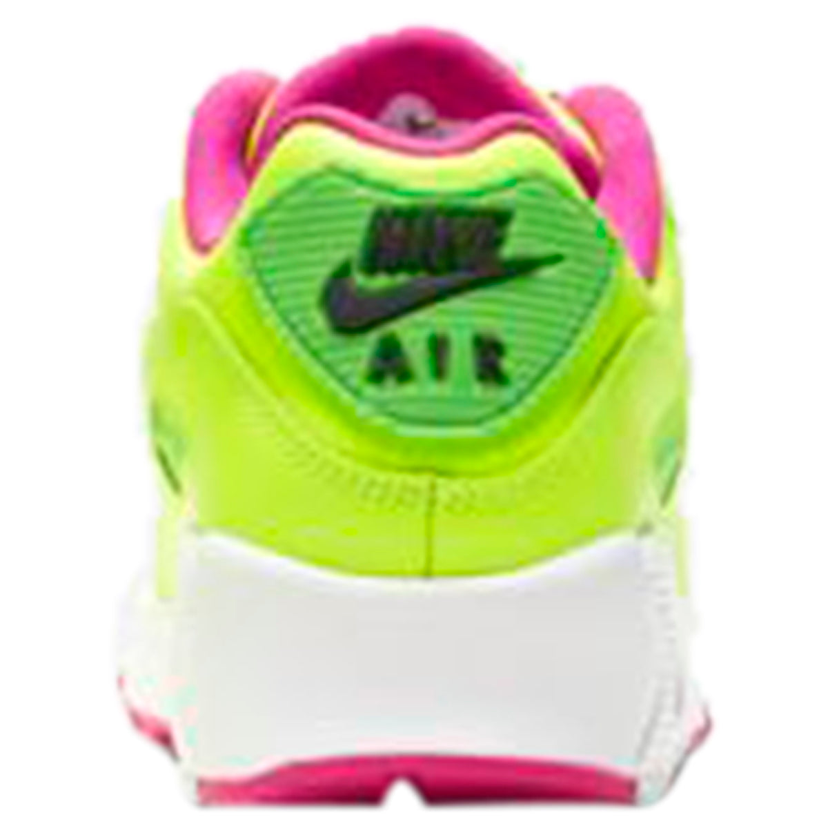 Nike Air Max 90 Leather Volt Fire Pink (GS)