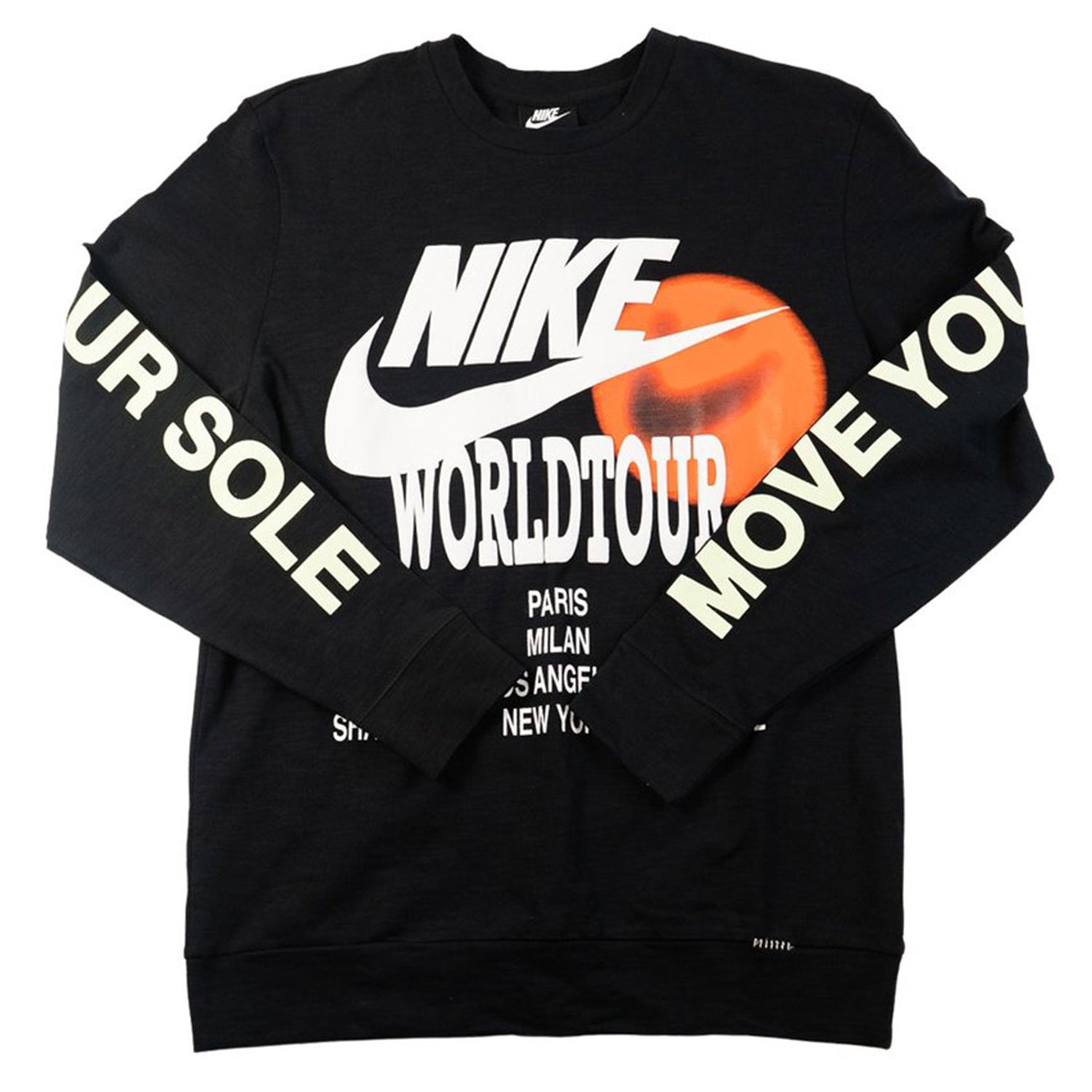 Nike Sportswear World Tour Long Sleeve Tee Black