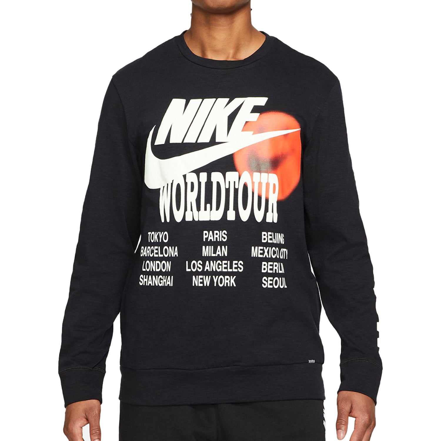 Nike Sportswear World Tour Long Sleeve Tee Black