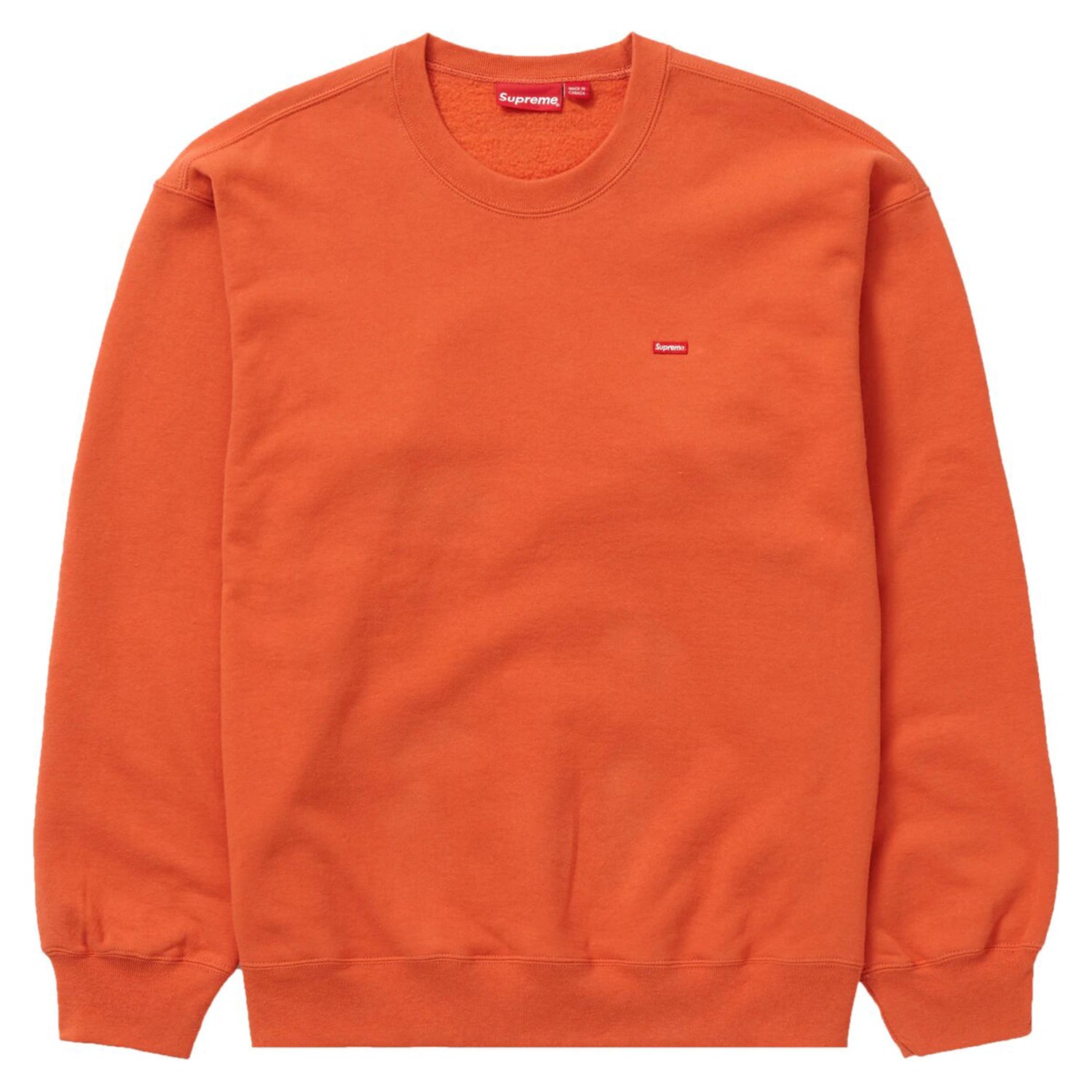 Supreme Small Box Crewneck Burnt Orange