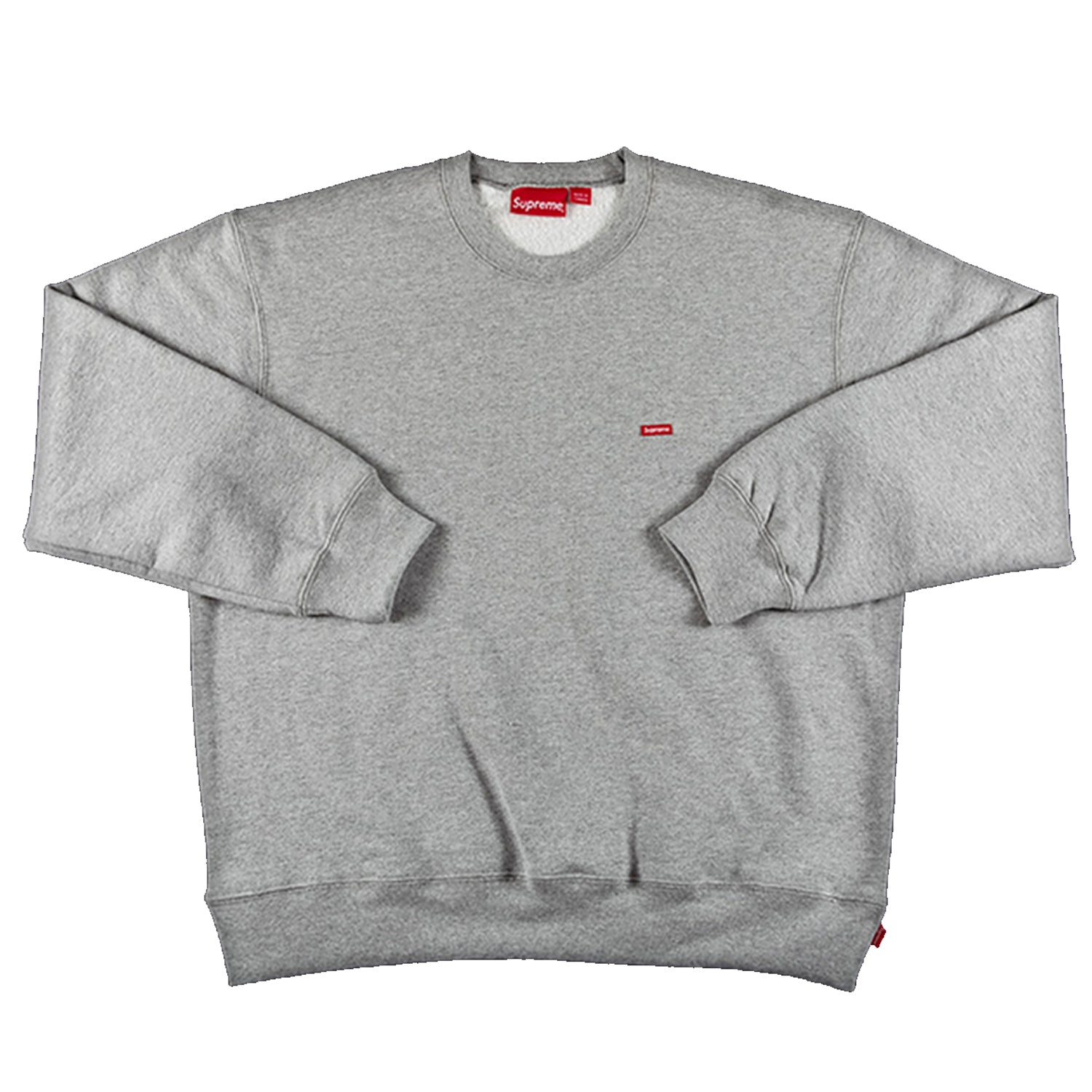 Supreme Small Box Crewneck Heather Grey