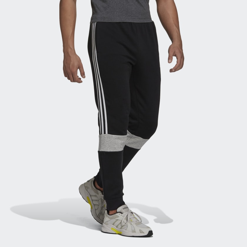 Adidas Essentials Fleece Colorblock Pants Mens Style : Gv5245