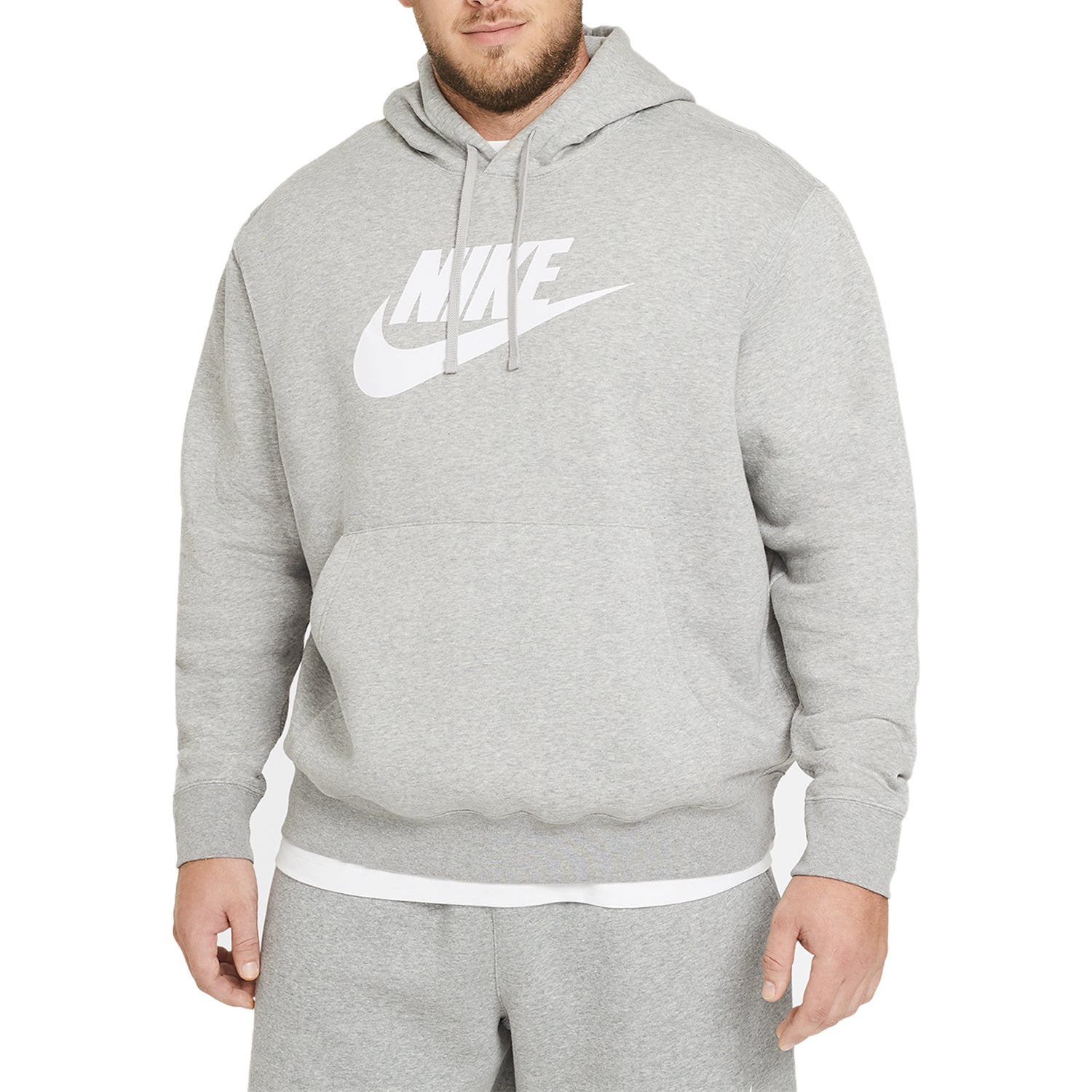 Nike Sportswear Club Fleece Graphic Pullover Hoodie Mens Style : Bv2973
