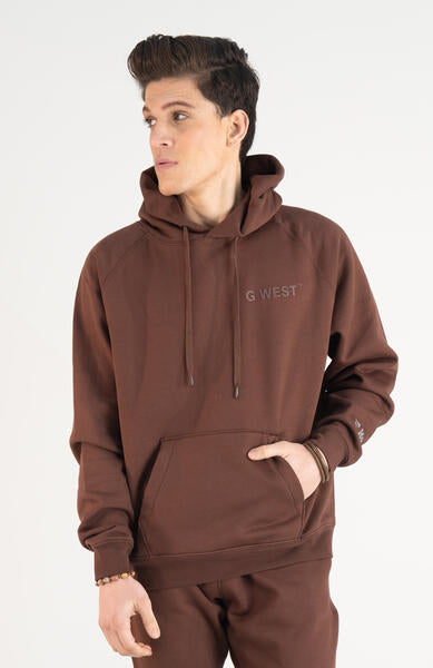 G West Small Logo Hoodies Mens Style : GWLFHD6001