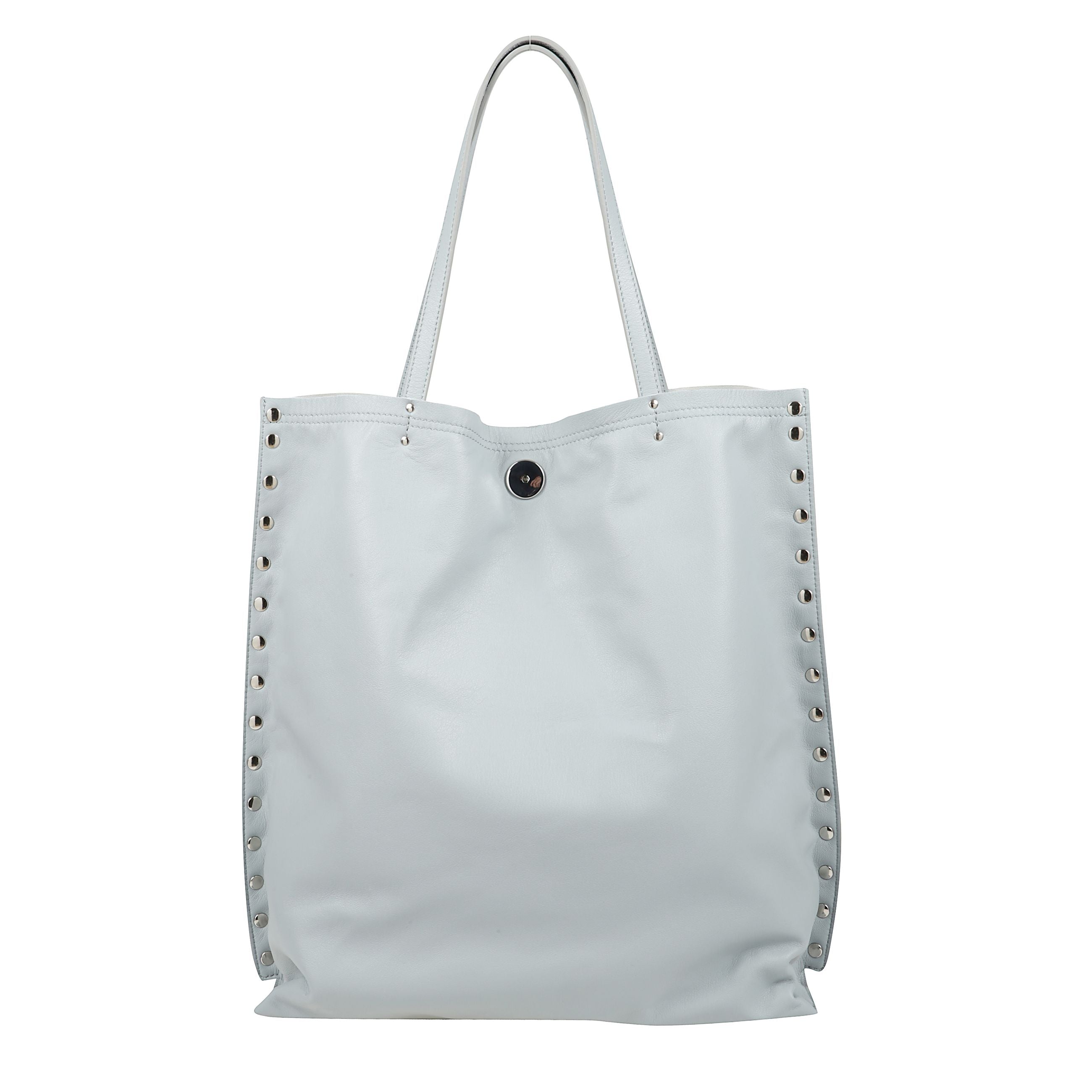 Borsa a mano con tracolla con chiusura a girello e
due manici piatti