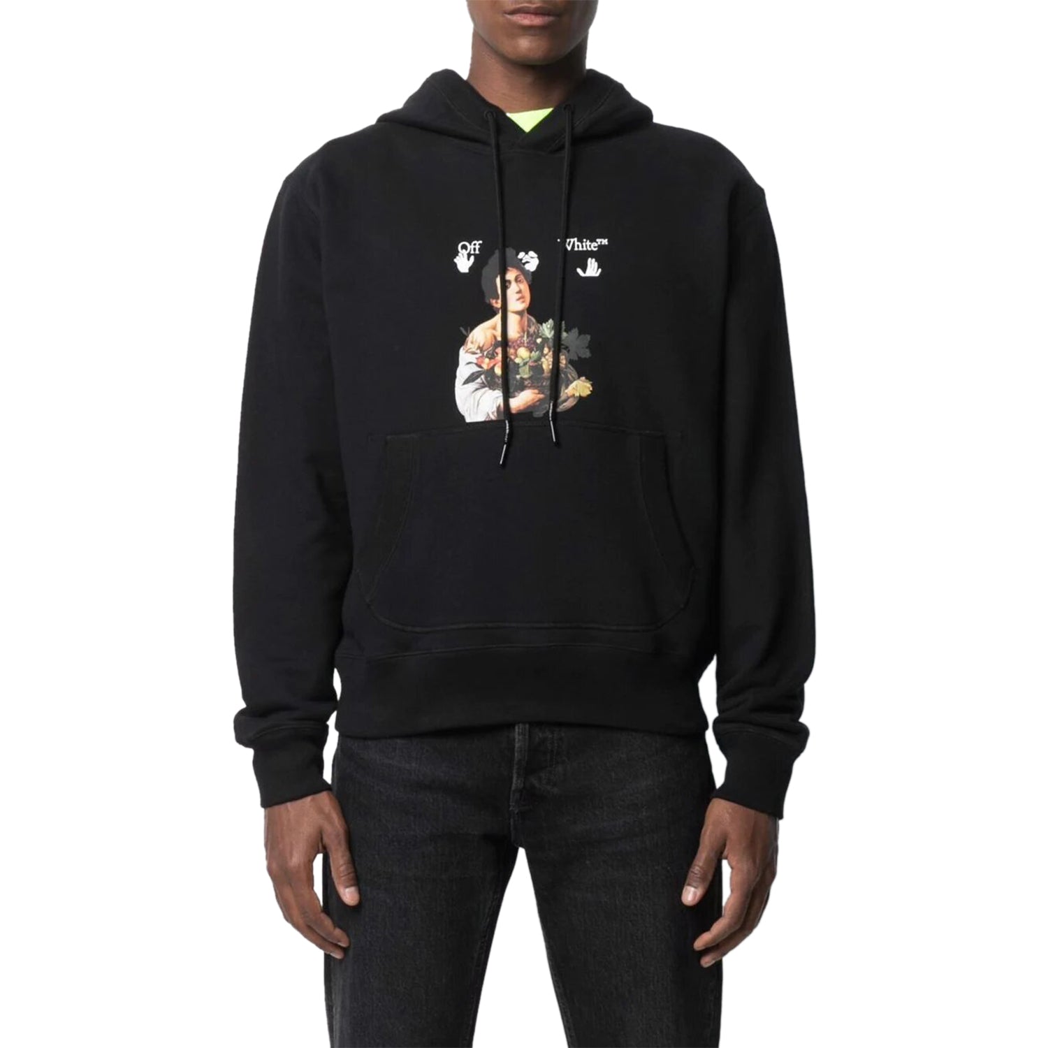 Off-white Spray Caravaggio Hoodie Mens Style : 990592