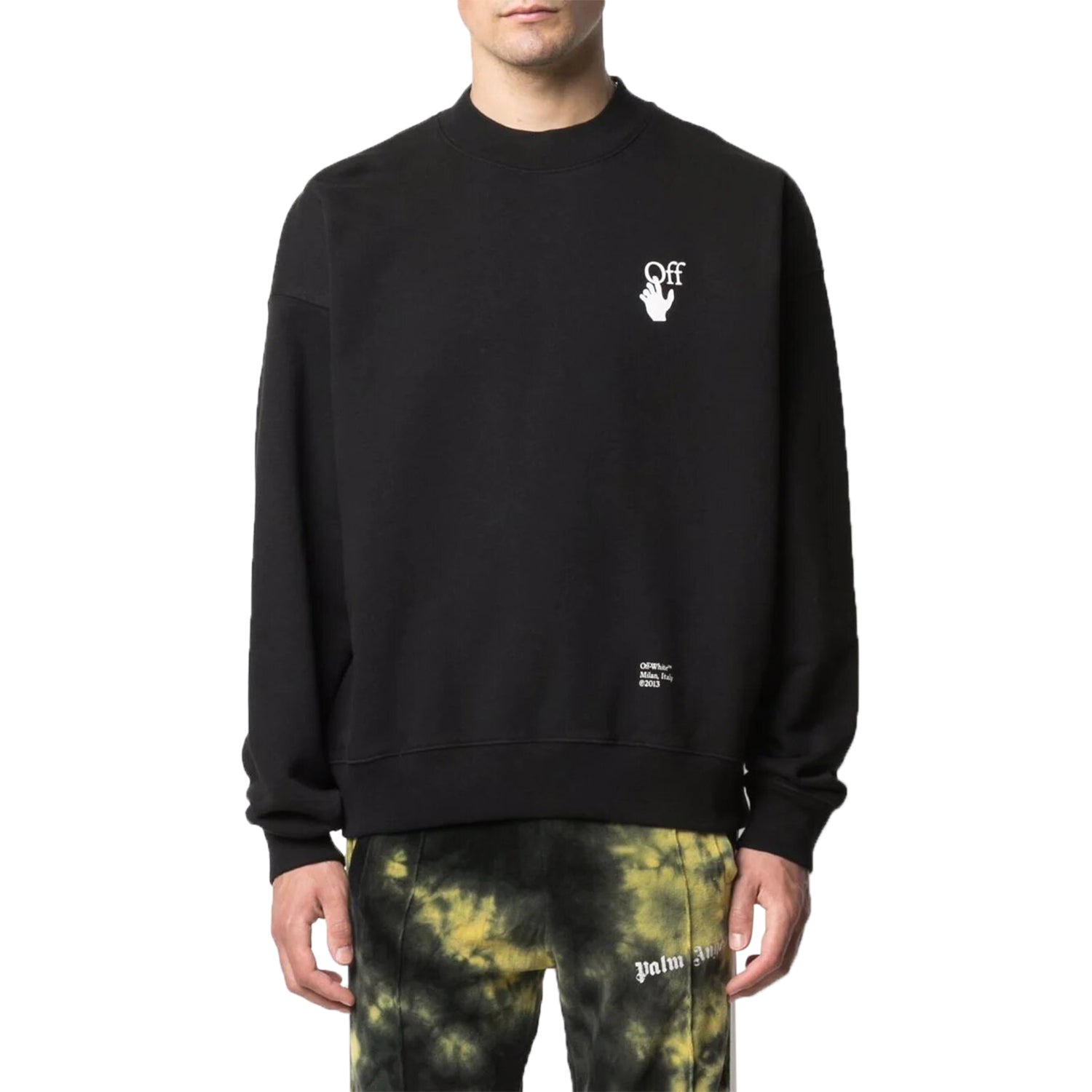 Off-white Carav Arrow Skate Crewnack Mens Style : Omba054f21fle0111001