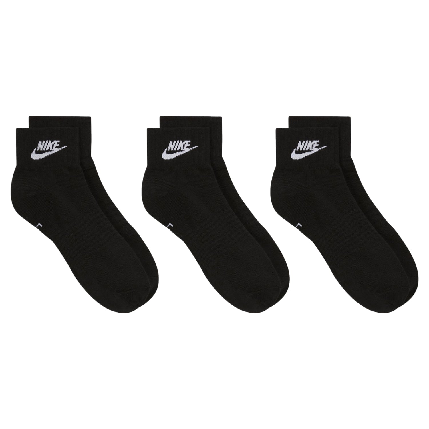 Nike 22 Everyday Essential Ankle Socks - 3 Pack Unisex Style : Dx5074