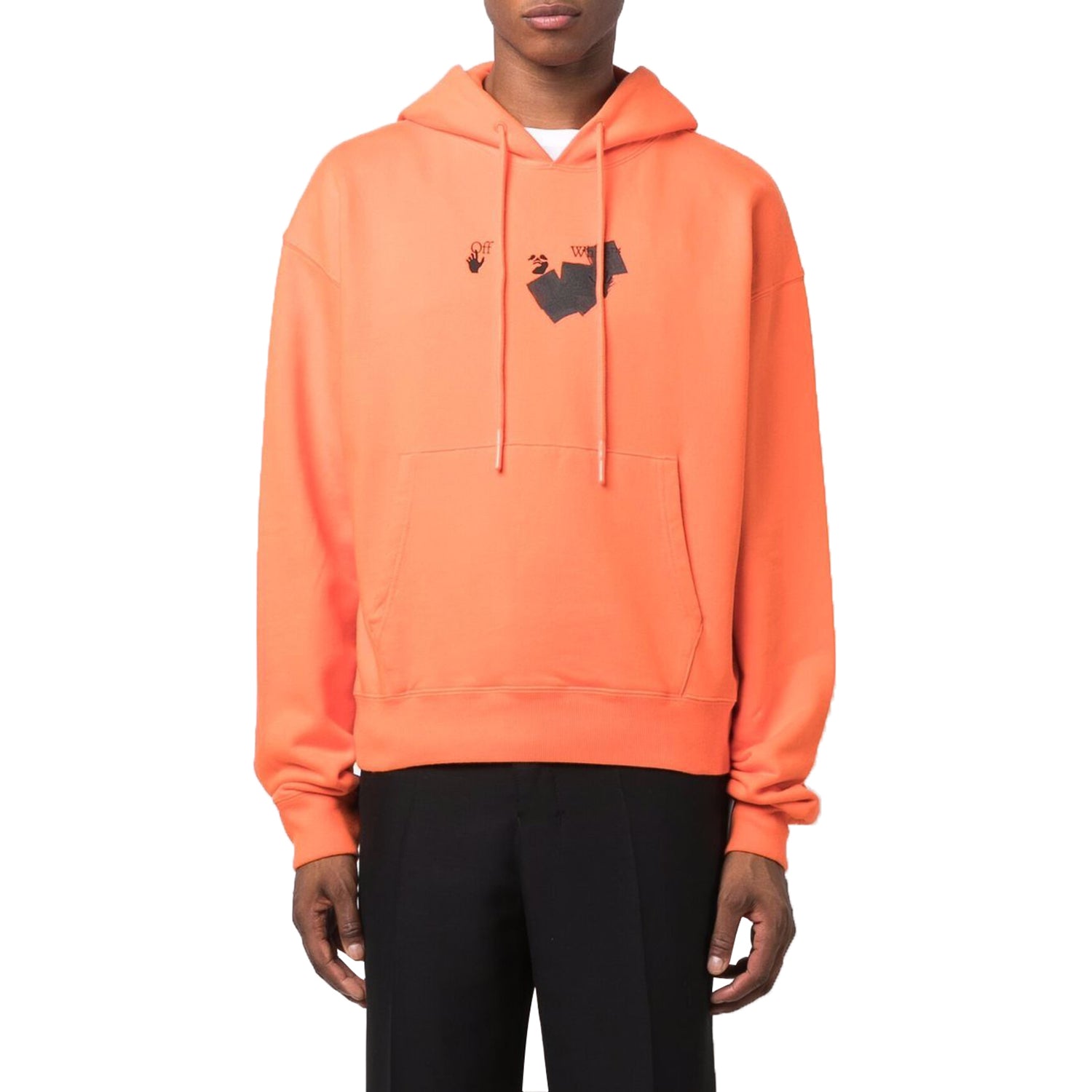 Off-white Jumbo Marker Over Hoodie Mens Style : Ombb037f21fle0162010