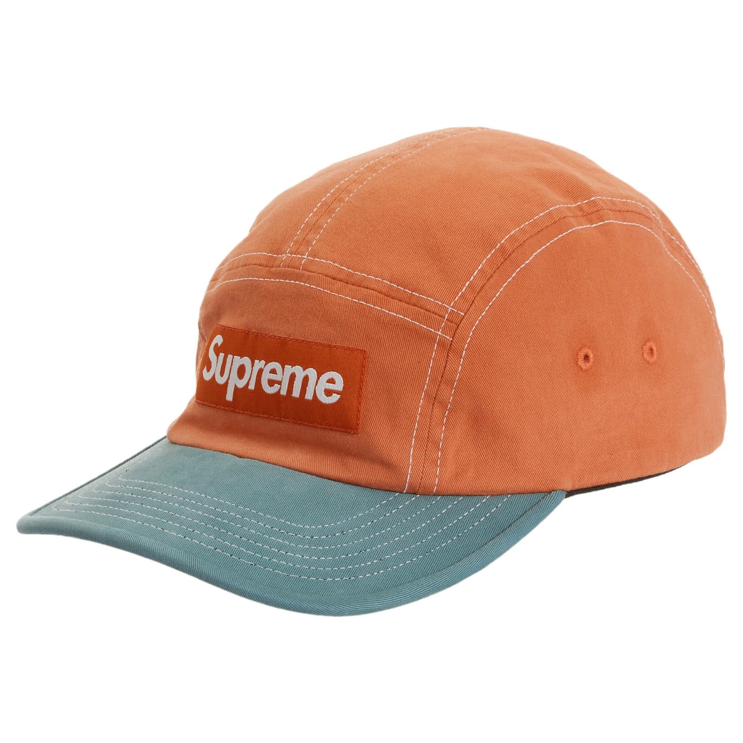 Supreme 2-Tone Twill Camp Cap Orange