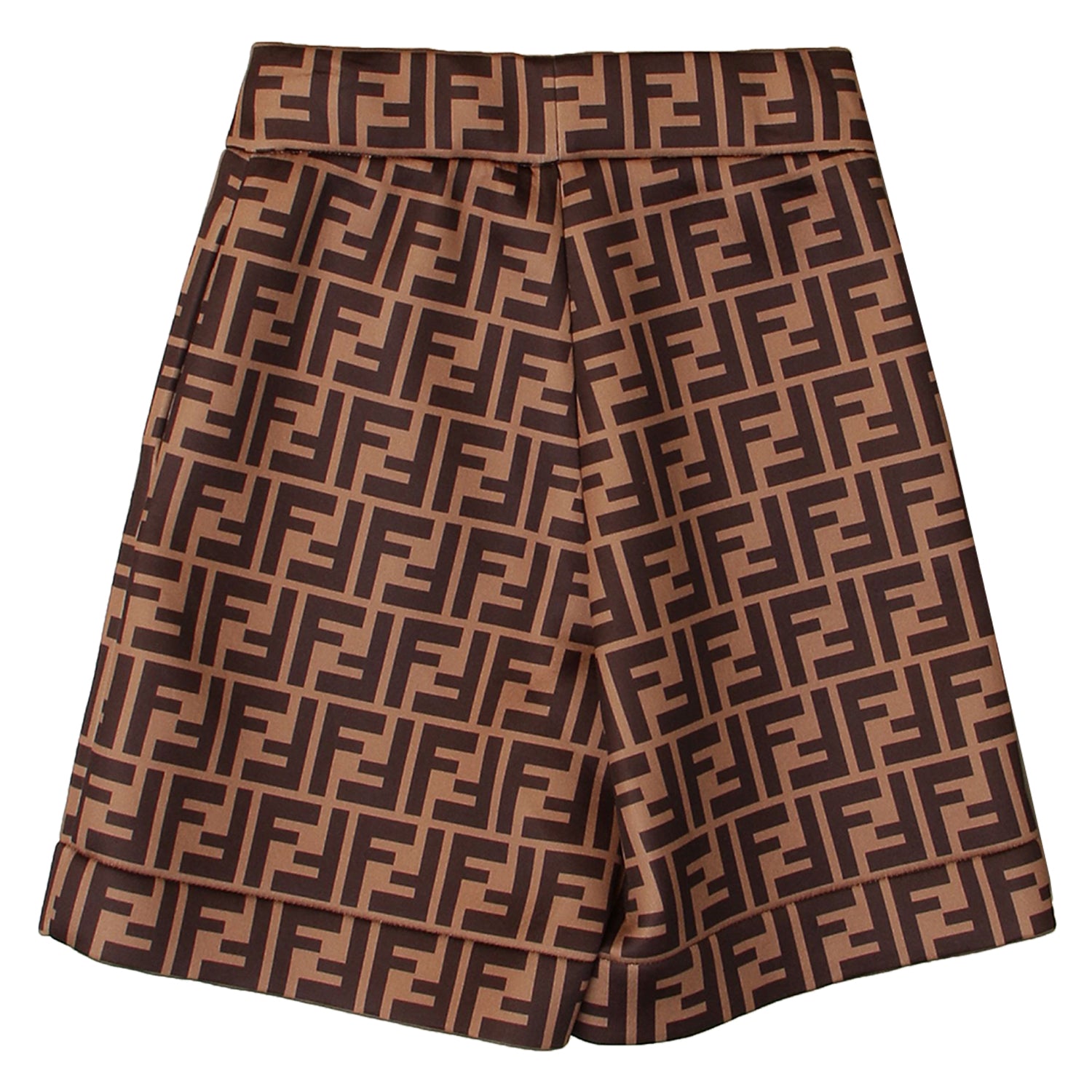 Fendi Teen Ff Logo-print Short Big Kids Style : Jmf303aezj