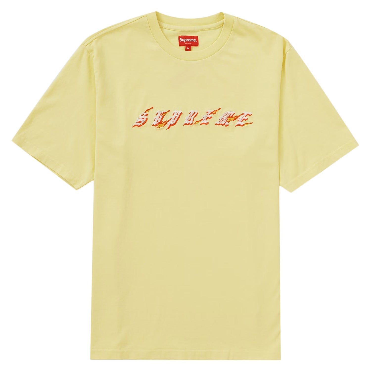 Supreme Flames S/S Top (SS22) Pale Yellow