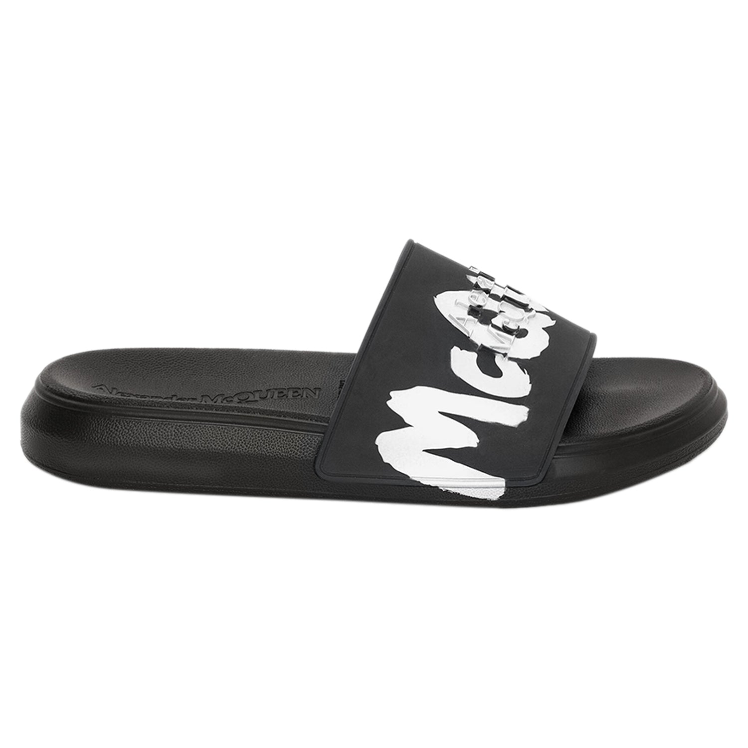 Alexander Mcqueen Slider Logo/graff.logo Print Mens Style : 682490w4qs3