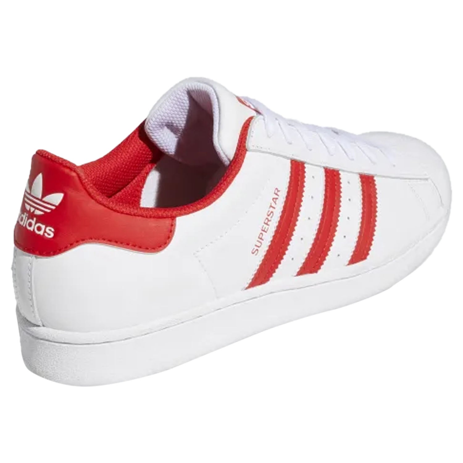 adidas Superstar Cloud White Vivid Red