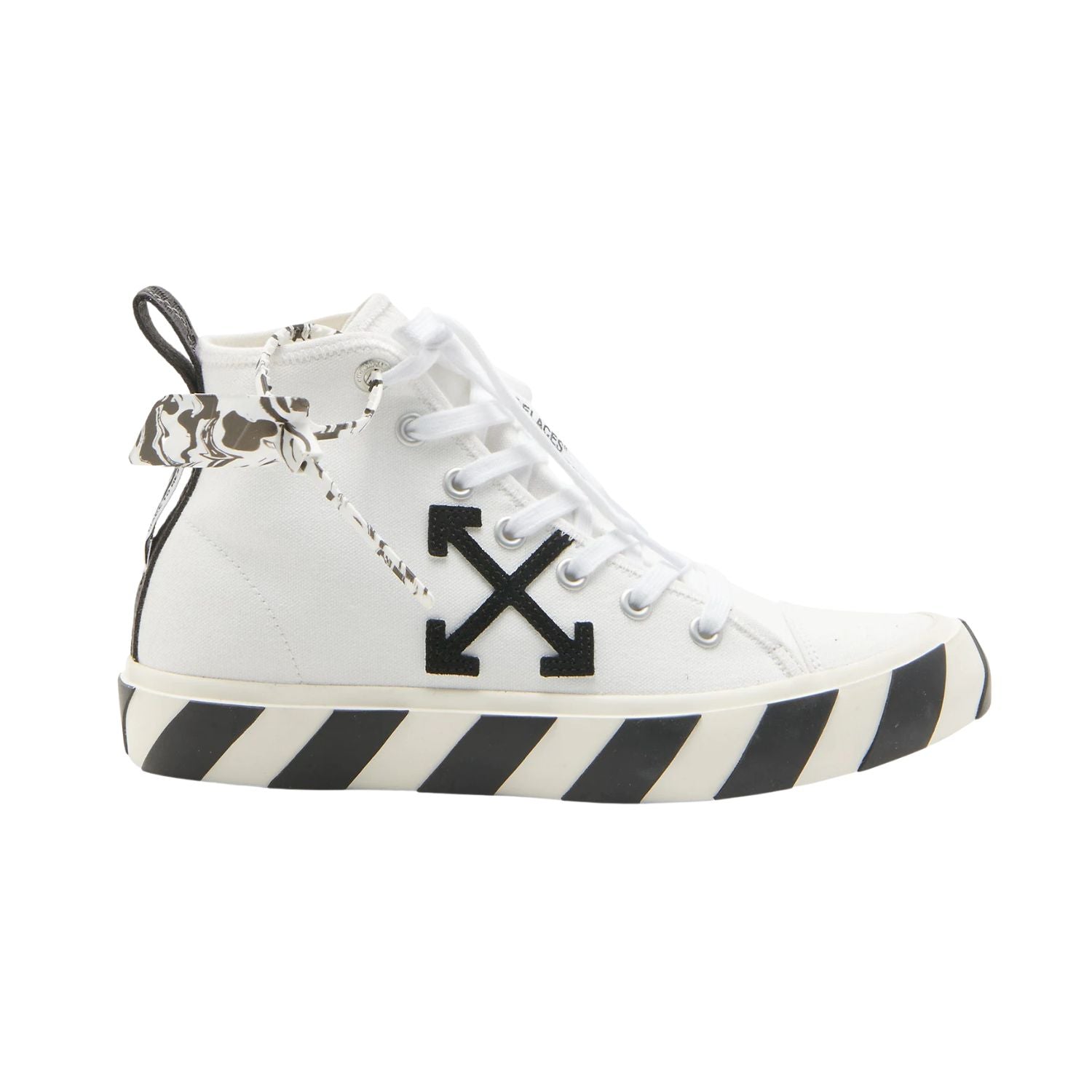 OFF-WHITE Vulc Mid Canvas White Black