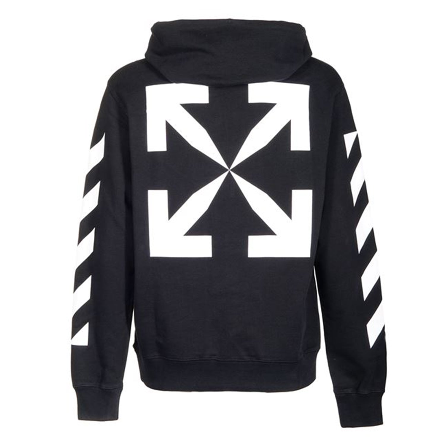 OFF-WHITE Diag Arrow Slim Hoodie Black