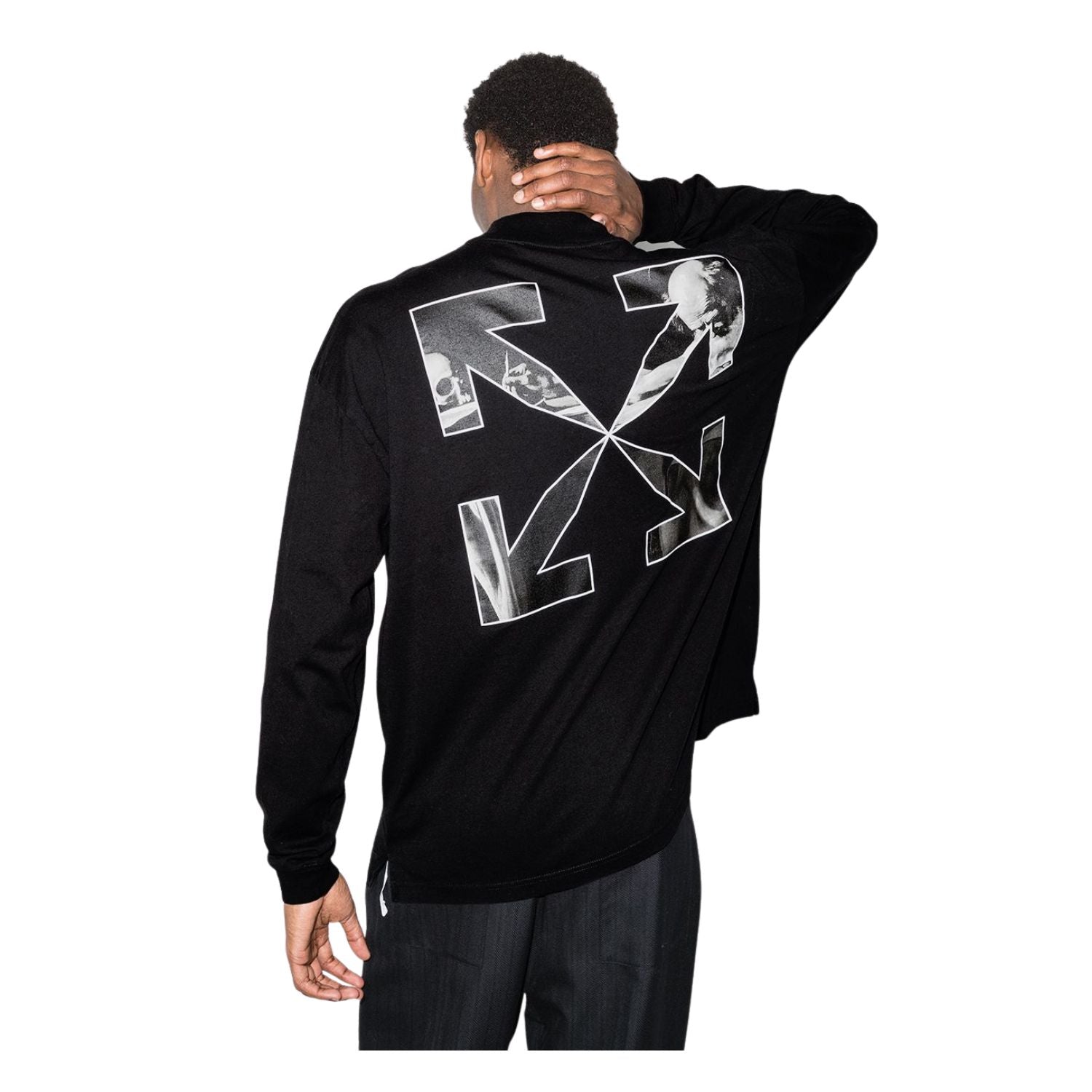 OFF-WHITE Caravag Arrow Over Mockneck Black/White