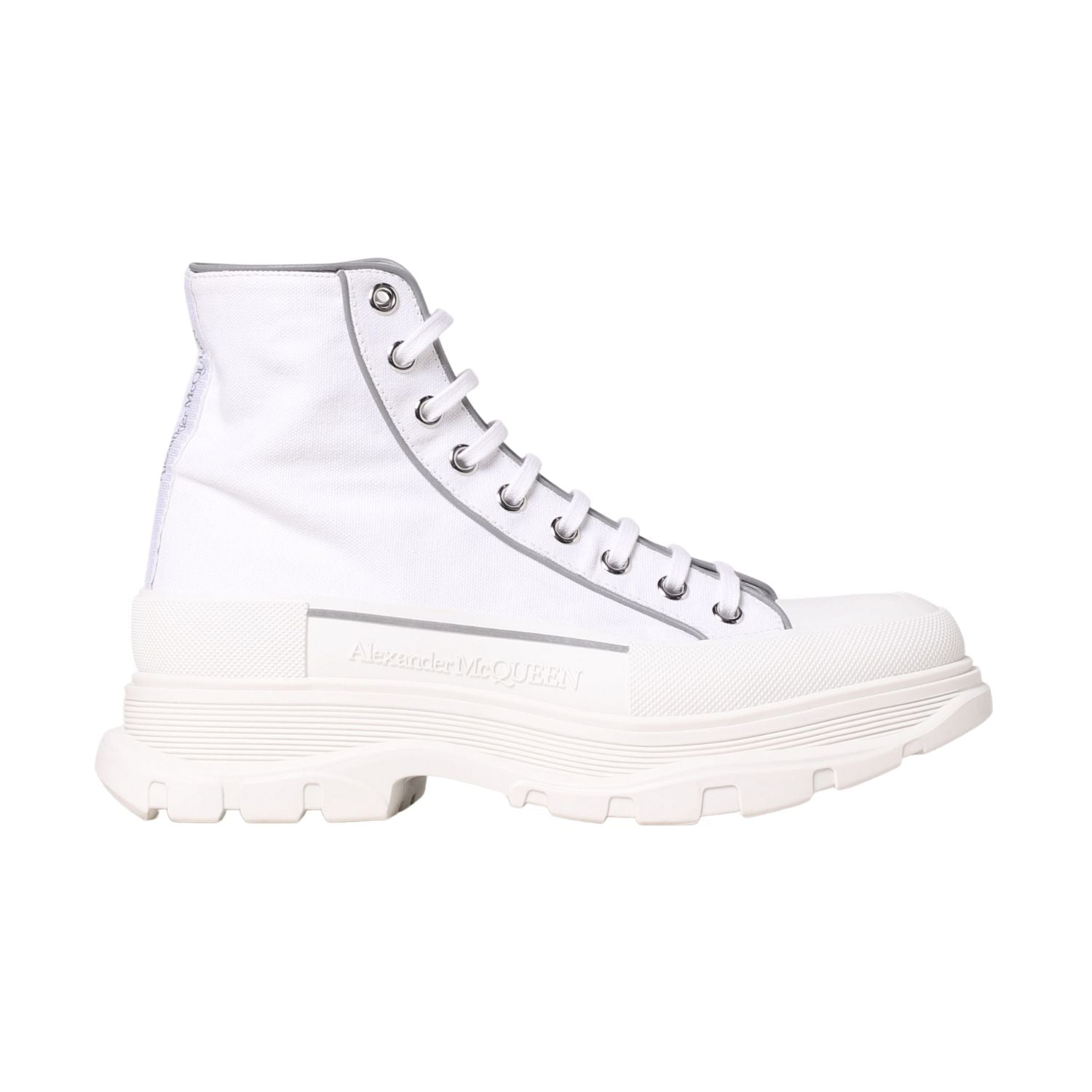 Alexander Mcqueen Canvas Sack Boots Mens Style : 705663w4tg9