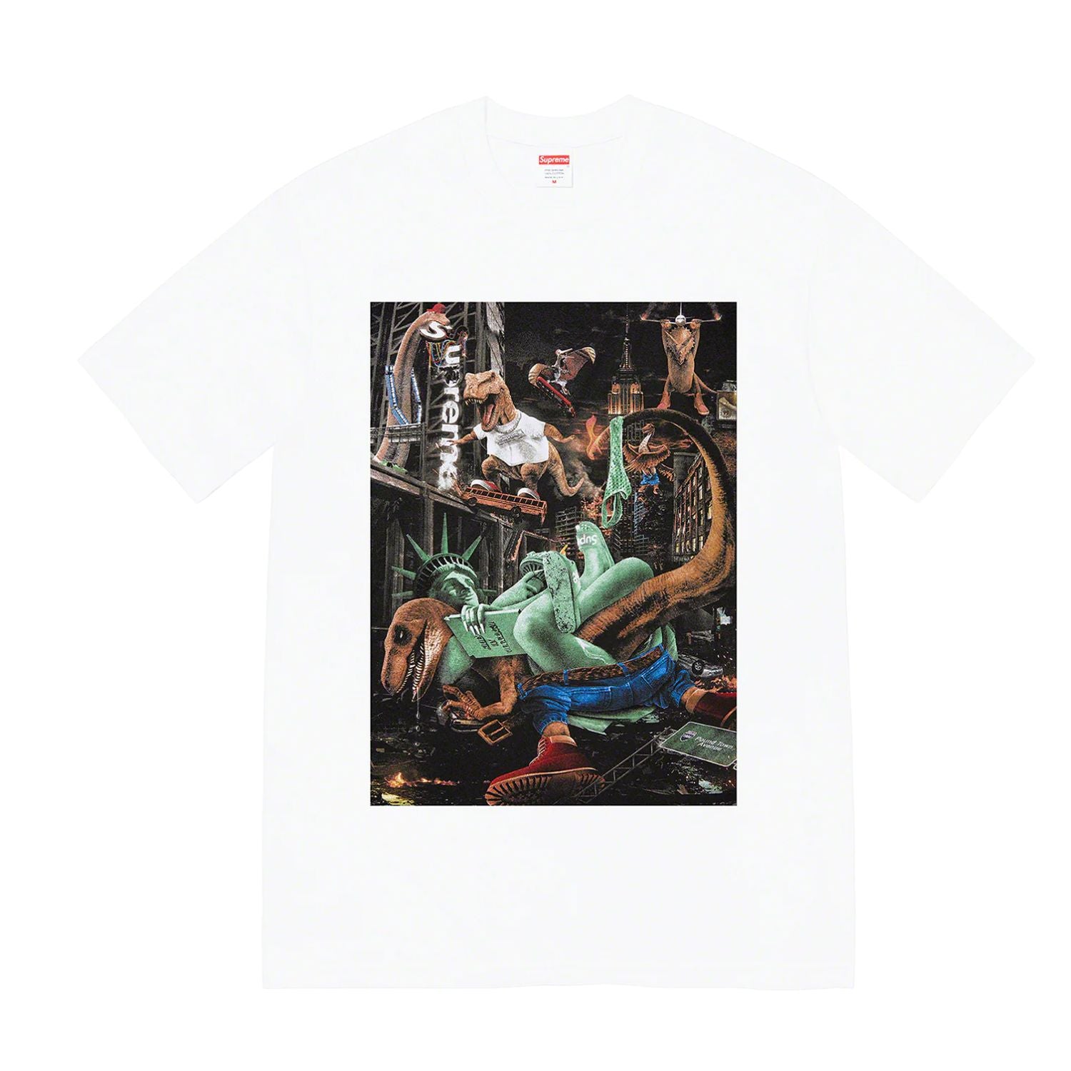 Supreme T-Rex Tee White