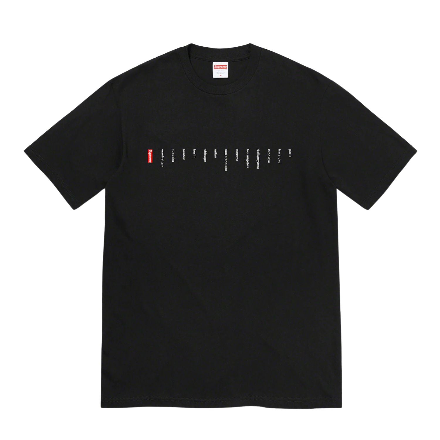 Supreme Location Tee Black