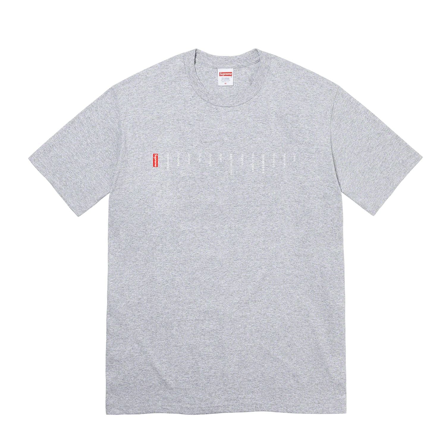 Supreme Location Tee Heather Grey