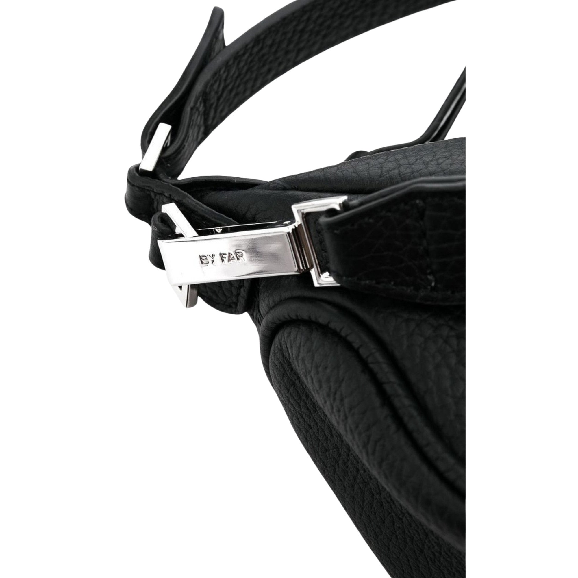 By Far Shoulder Bags Womens Style : 22pfaminoblfltsma-bl