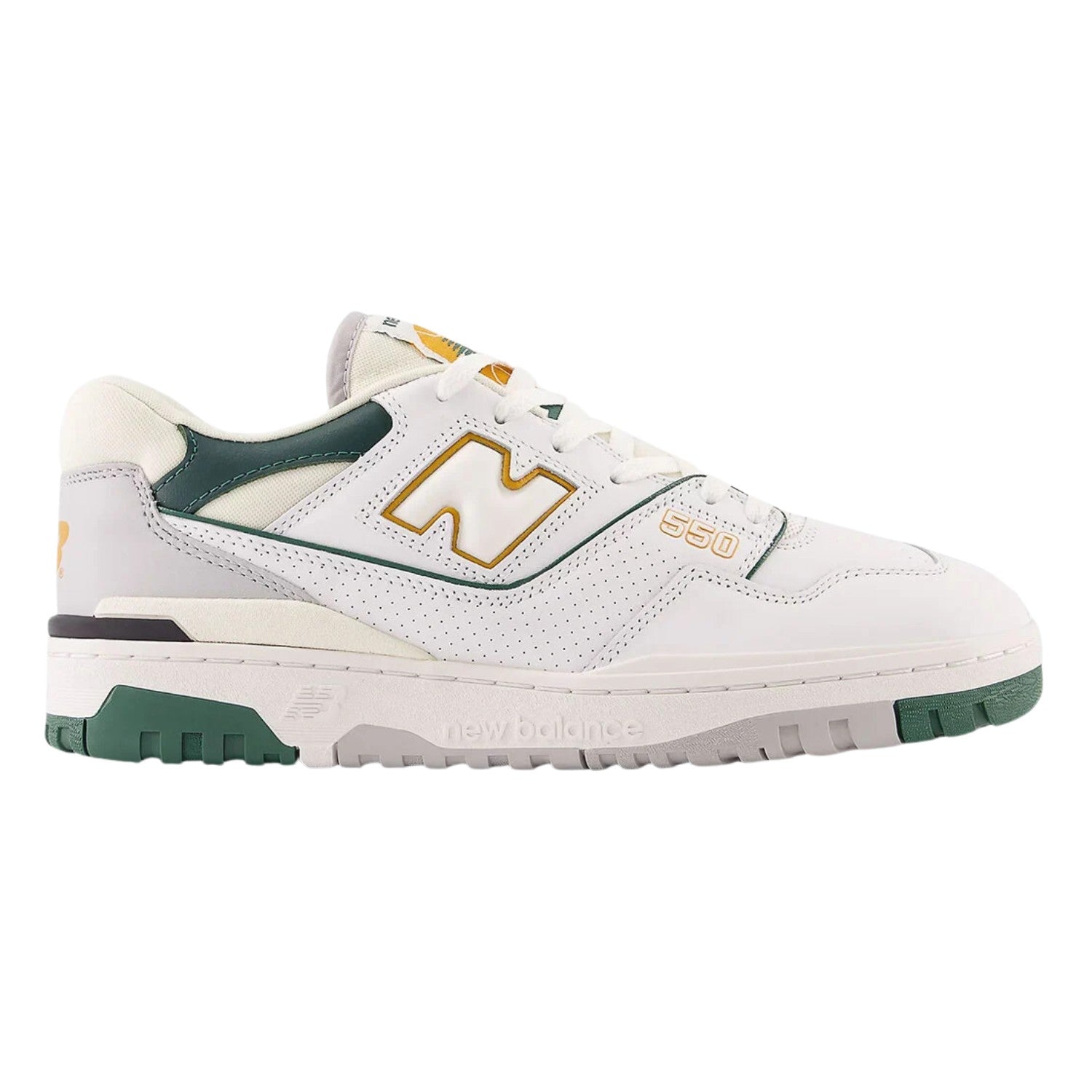 New Balance 550 White Nightwatch Green
