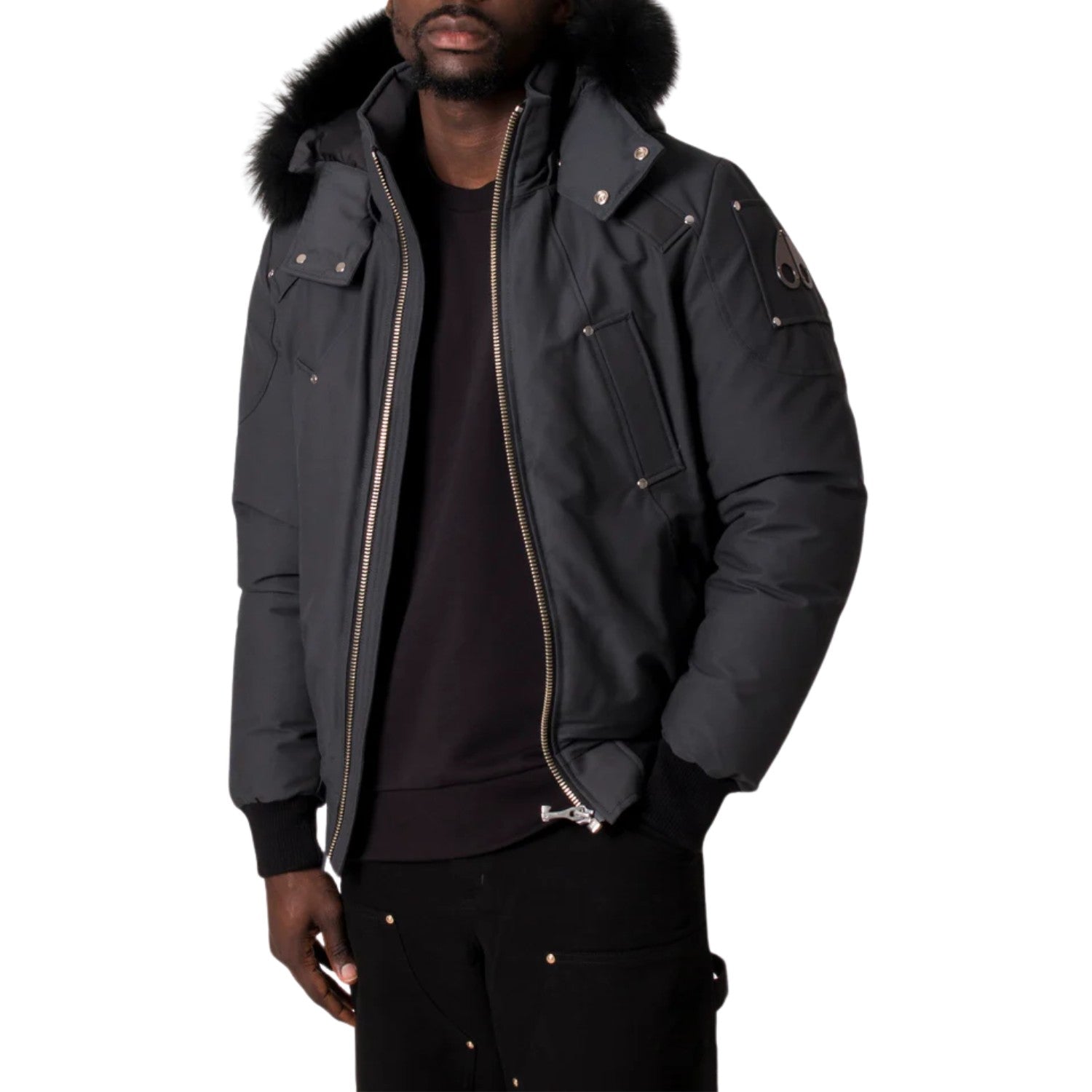 Moose Knuckles Ballistic Bomber Jacket Womens Style : Mk2000mb