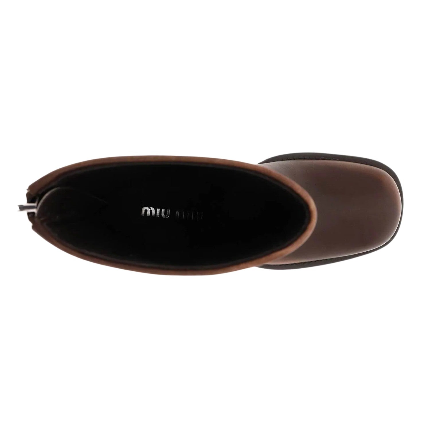 Miu Miu Vintage Efect Leather Ankle Boots Womens Style : 5u795d_3f33