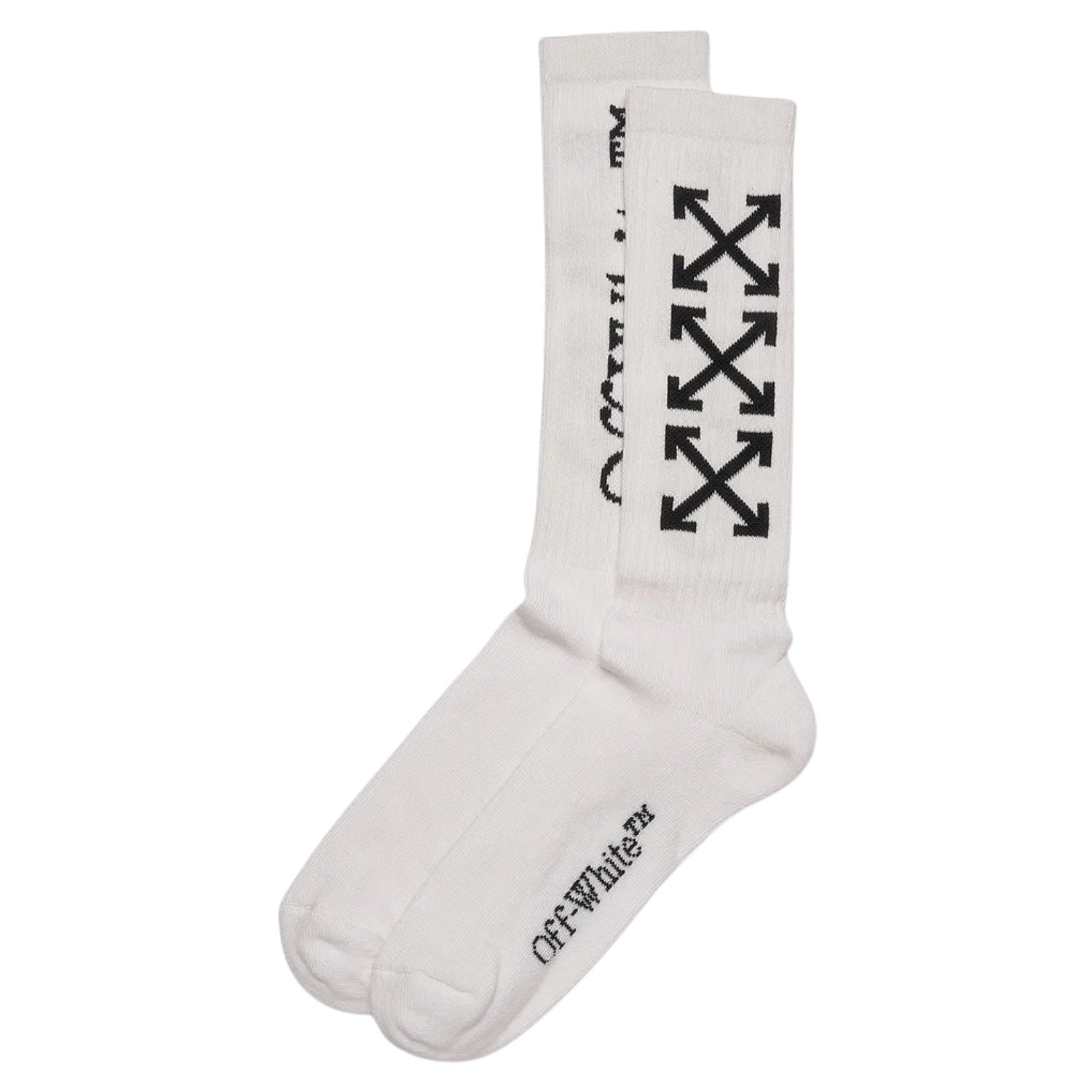 Off-white Arrow Bookish Socks Mens Style : Omra075c99kni00